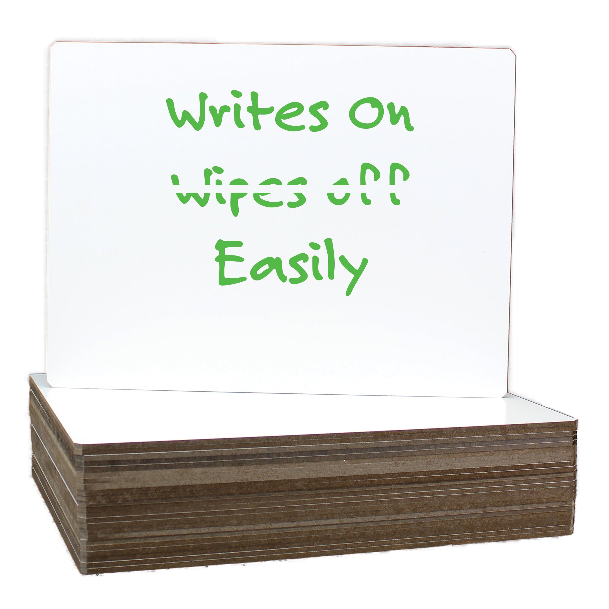 Dry Erase Board, 9" x 12", Pack of 24