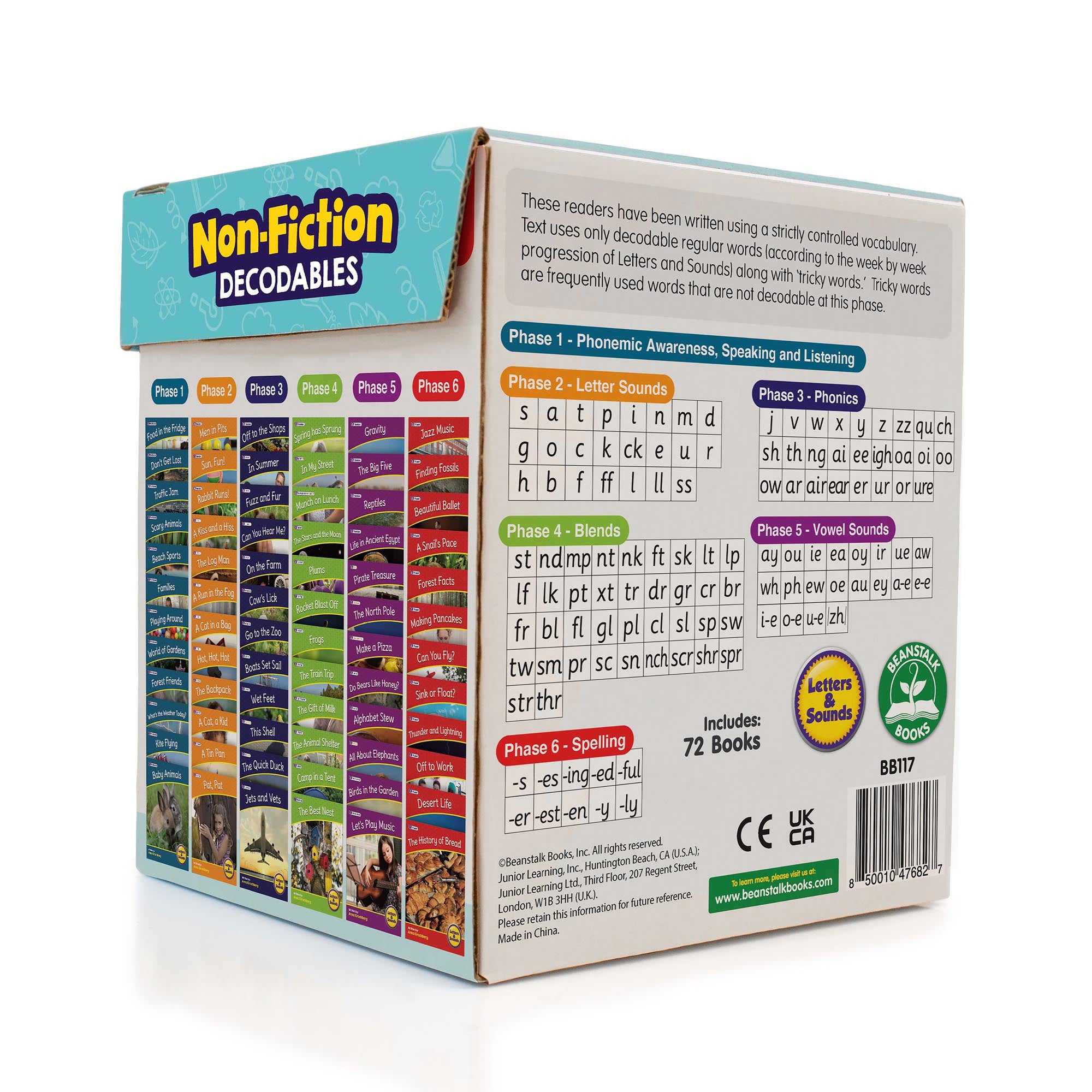 Letters & Sounds Non-Fiction Decodables Boxed Set, Set 2