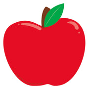 Apple Paper Cut-Outs, Pack of 36