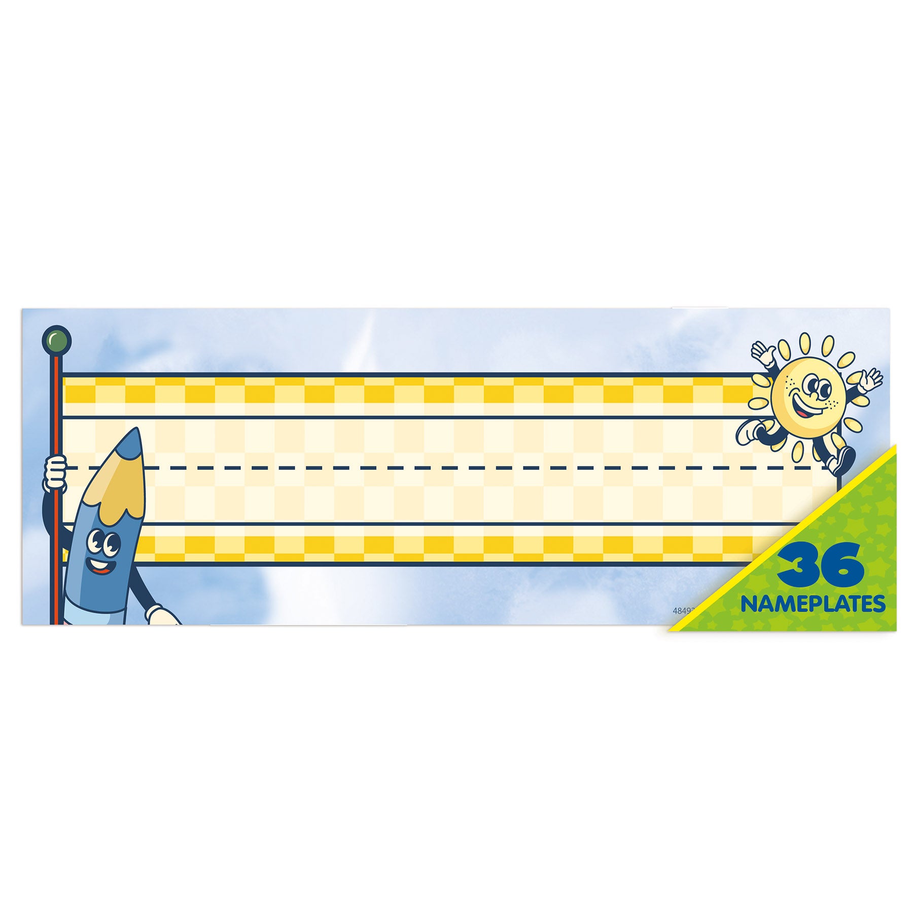 S'Cool Era Tented Name Plate, 9-5/8" x 6-1/2", Pack of 36
