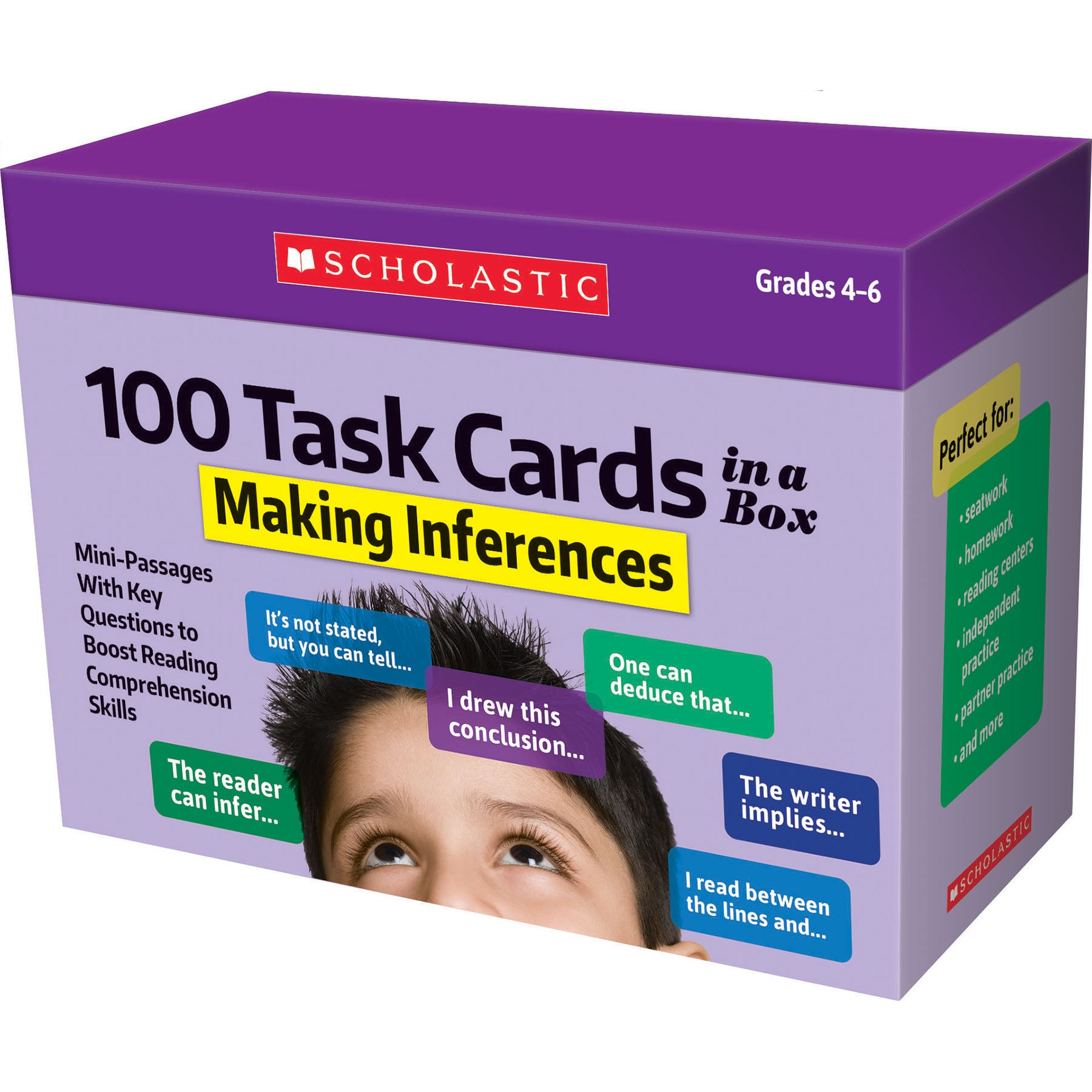 100 Task Cards in a Box: Making Inferences
