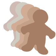 People Paper Cutouts - Culturally Diverse Family, Cardstock, 6" Big Kid-24 per pack