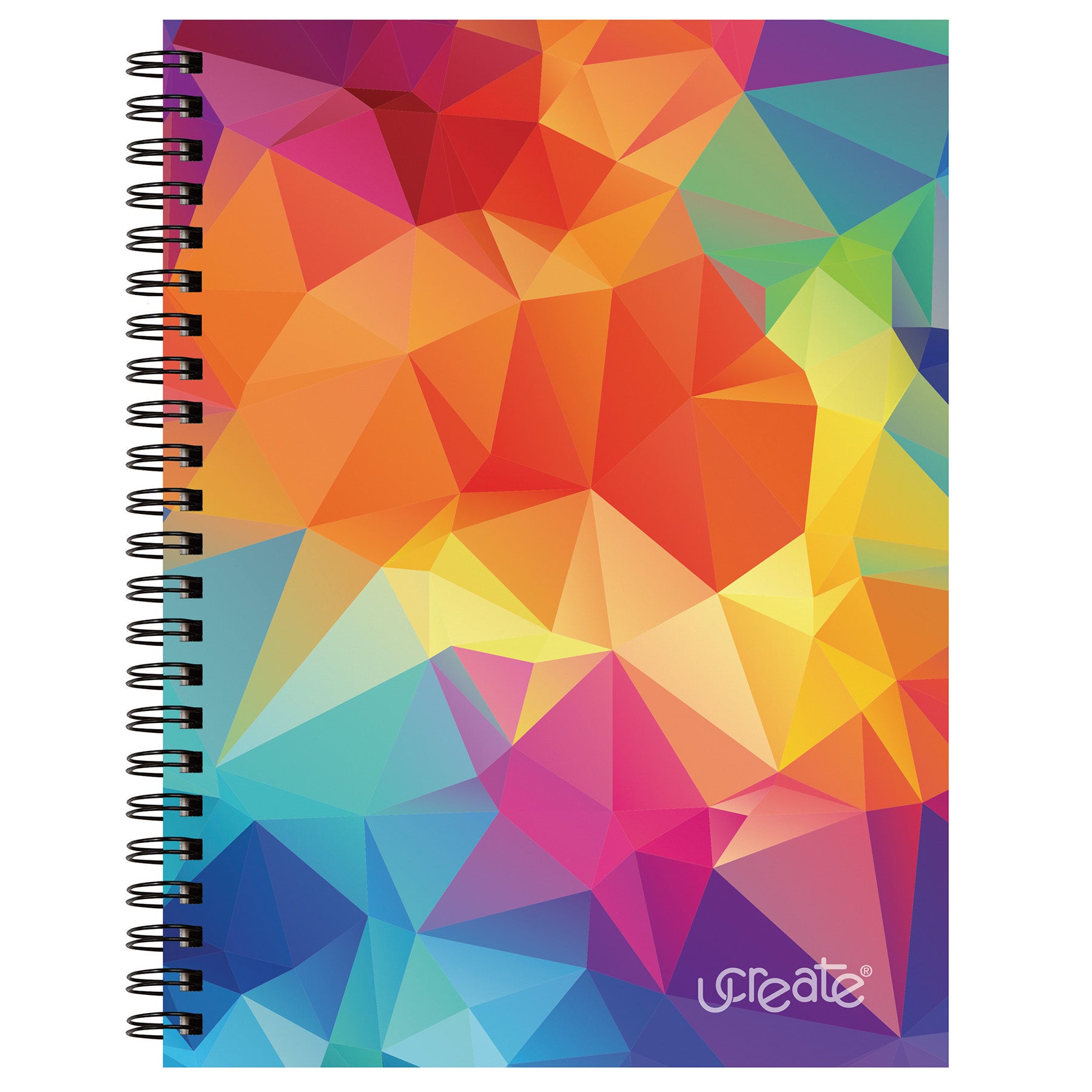 Fashion Poly Sketch Book, 9" x 12", 75 Sheets, Kaleidoscope Design