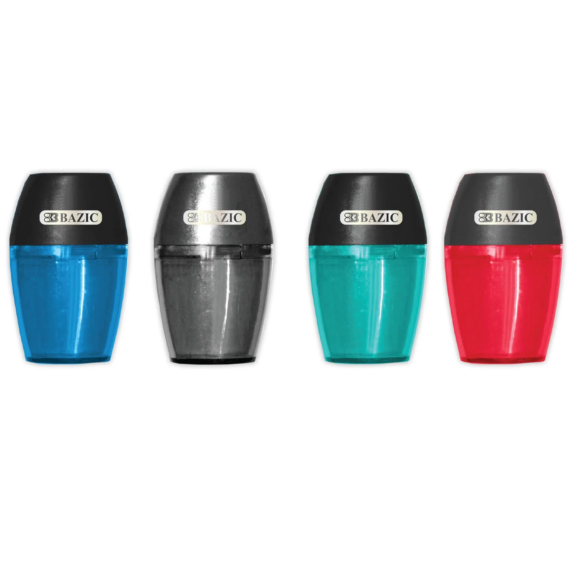 Axel Sharpener with Receptacle, Assorted Colors, 1 Count