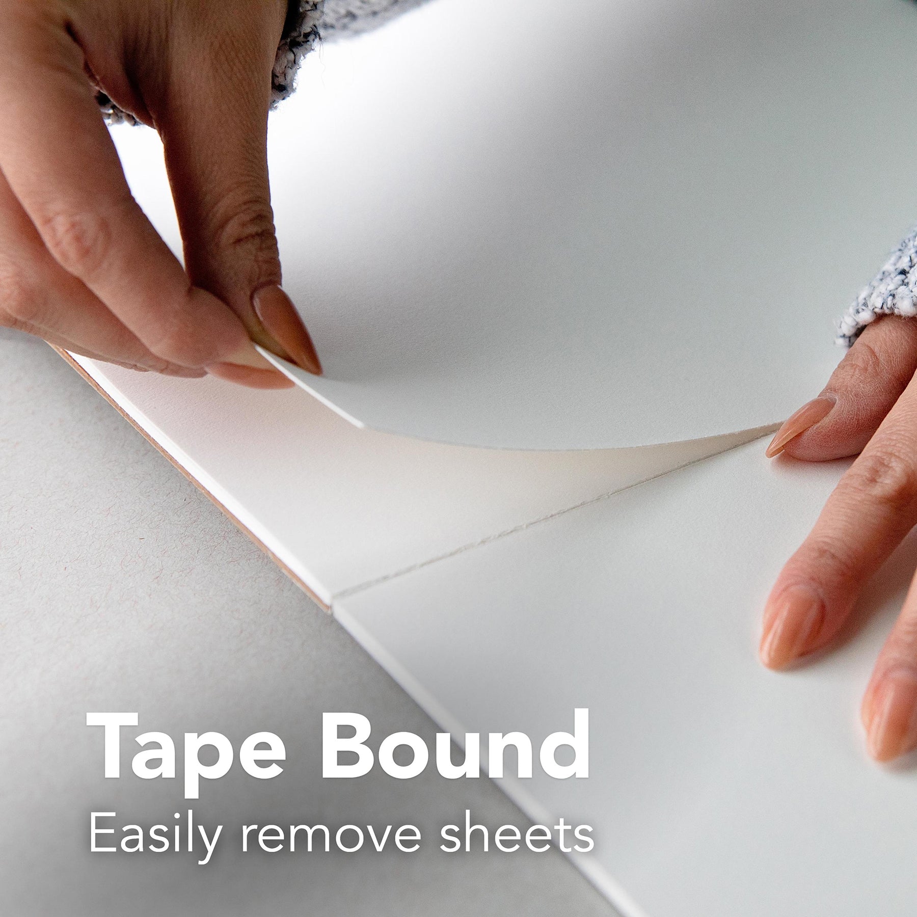 300 Series Bristol Pad, Smooth Finish, Tape Binding, 24 Sheet, 11x17 inch, 1 Count