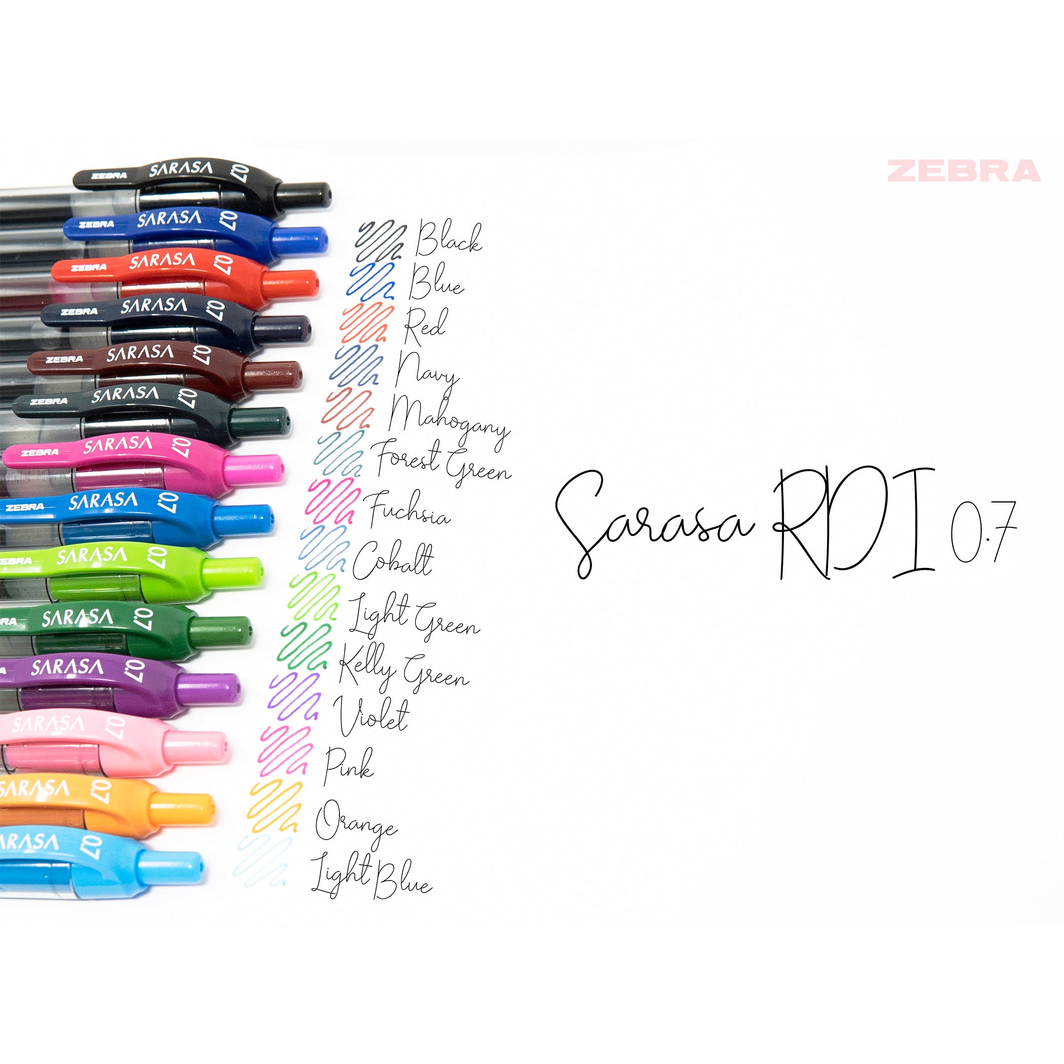Sarasa® Gel Retractable Gel Pens, Assorted 14-Pack