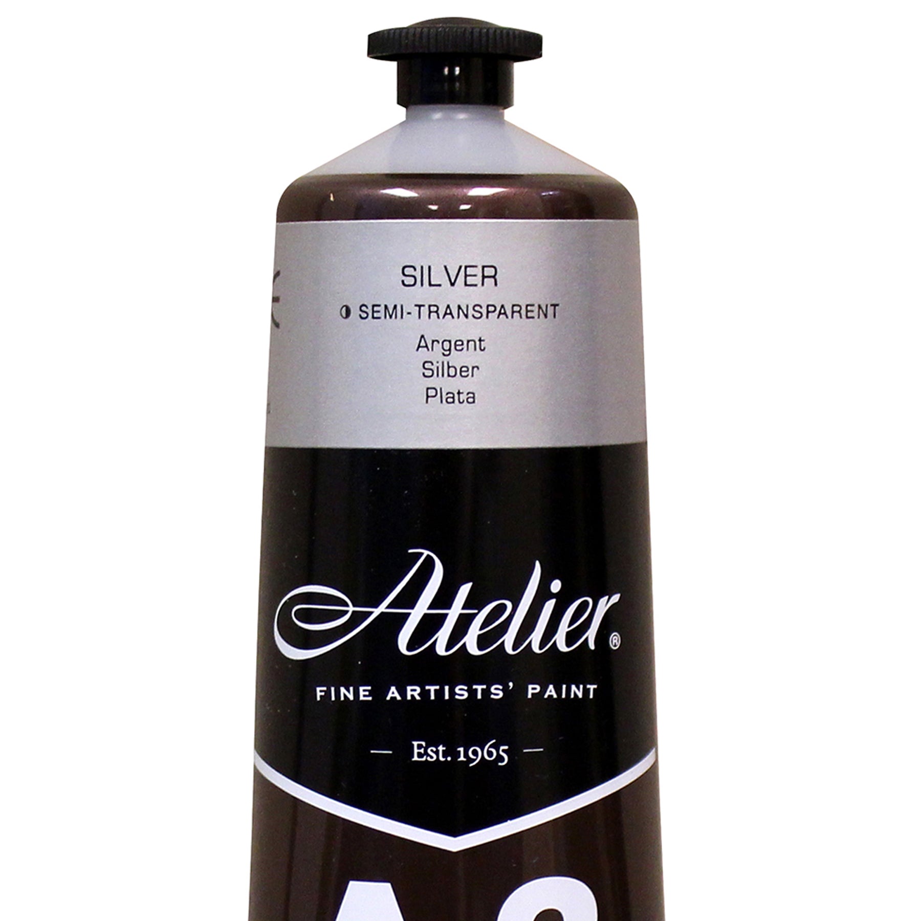 A2 Heavy Body Lightfast Artist Acrylic, 4 oz., Silver
