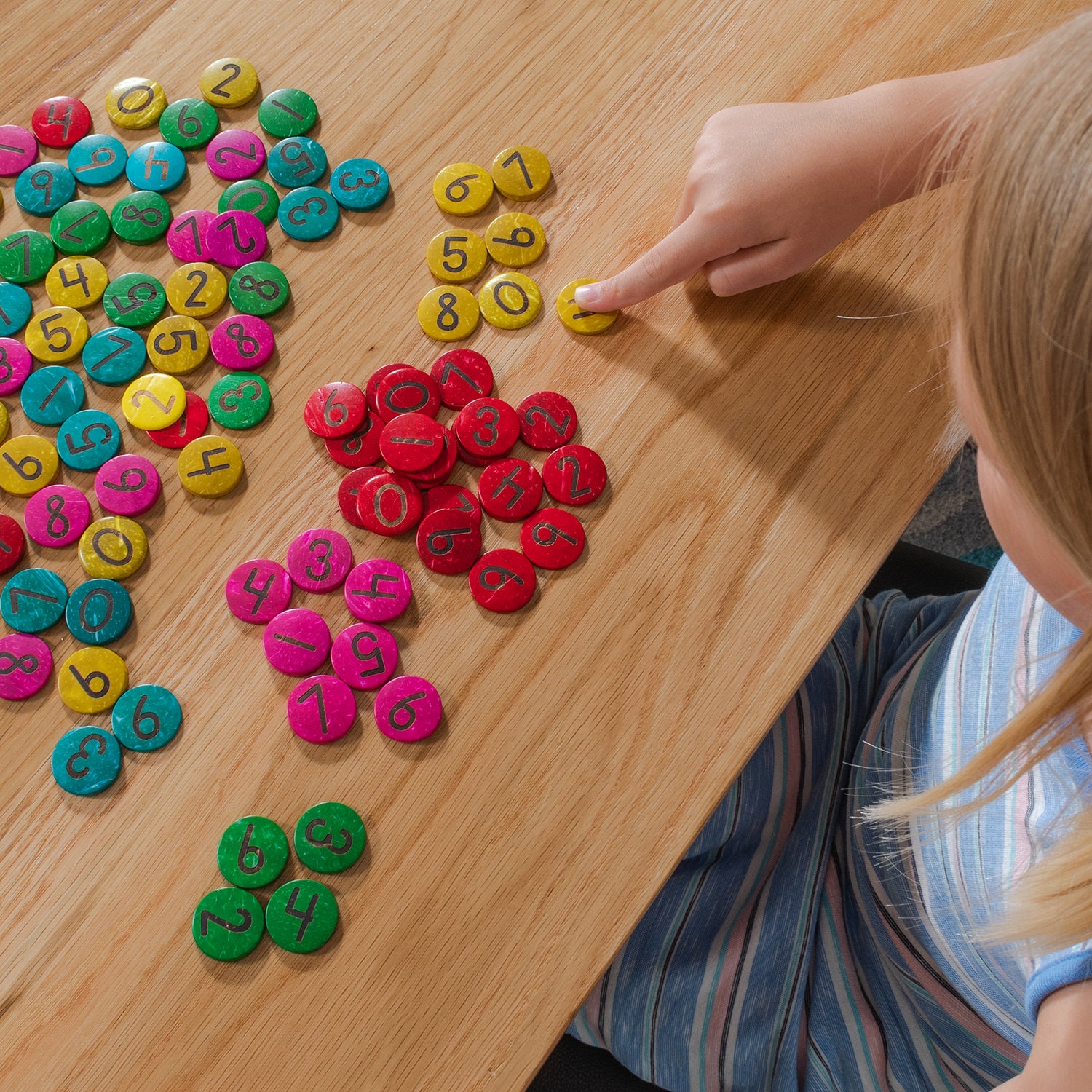 Coconut Numbers - Small - 0-9 - Set of 100