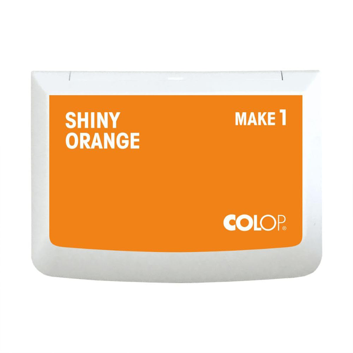 PRM INK PAD STD 3.5X2 SHNY ORNGE