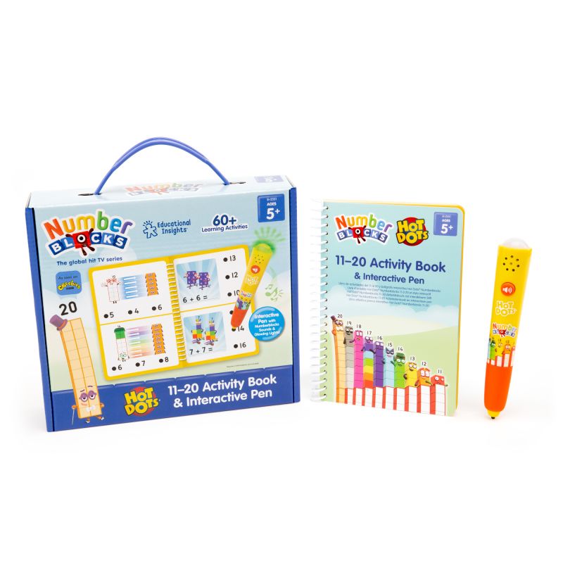 Hot Dots Numberblocks® 11-20 Activity Book