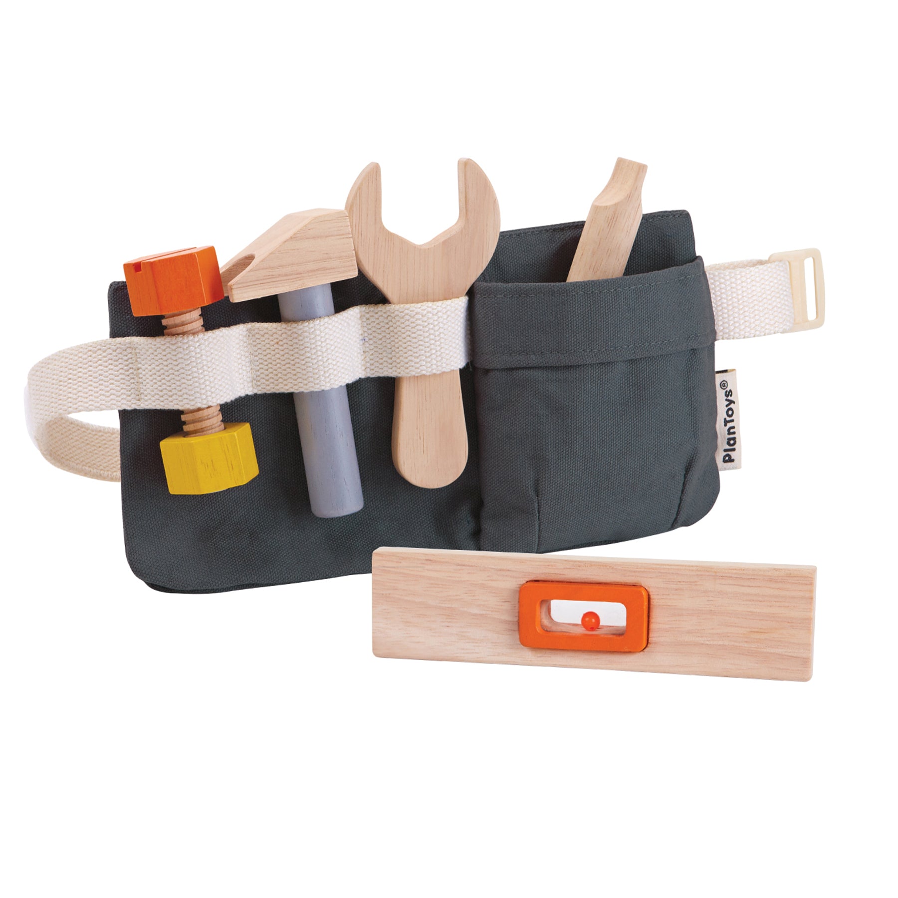 Pretend Play Tool Belt and Wooden Tool Set