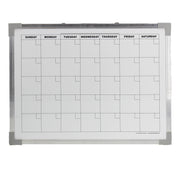 Dry Erase Magnetic Aluminum Framed Calendar, 18" x 24"