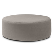 Jaxx Candler Round Couch Ottoman – Oversized Giant Coffee Table Ottoman - Versatile Firm Foam Construction - Kid Safe with Removable Cover, 44”, Luxe Boucle, Boucle Dark Grey