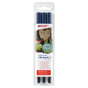 edding 1255 Calligraphy Pen - Set of 3 - Steel Blue