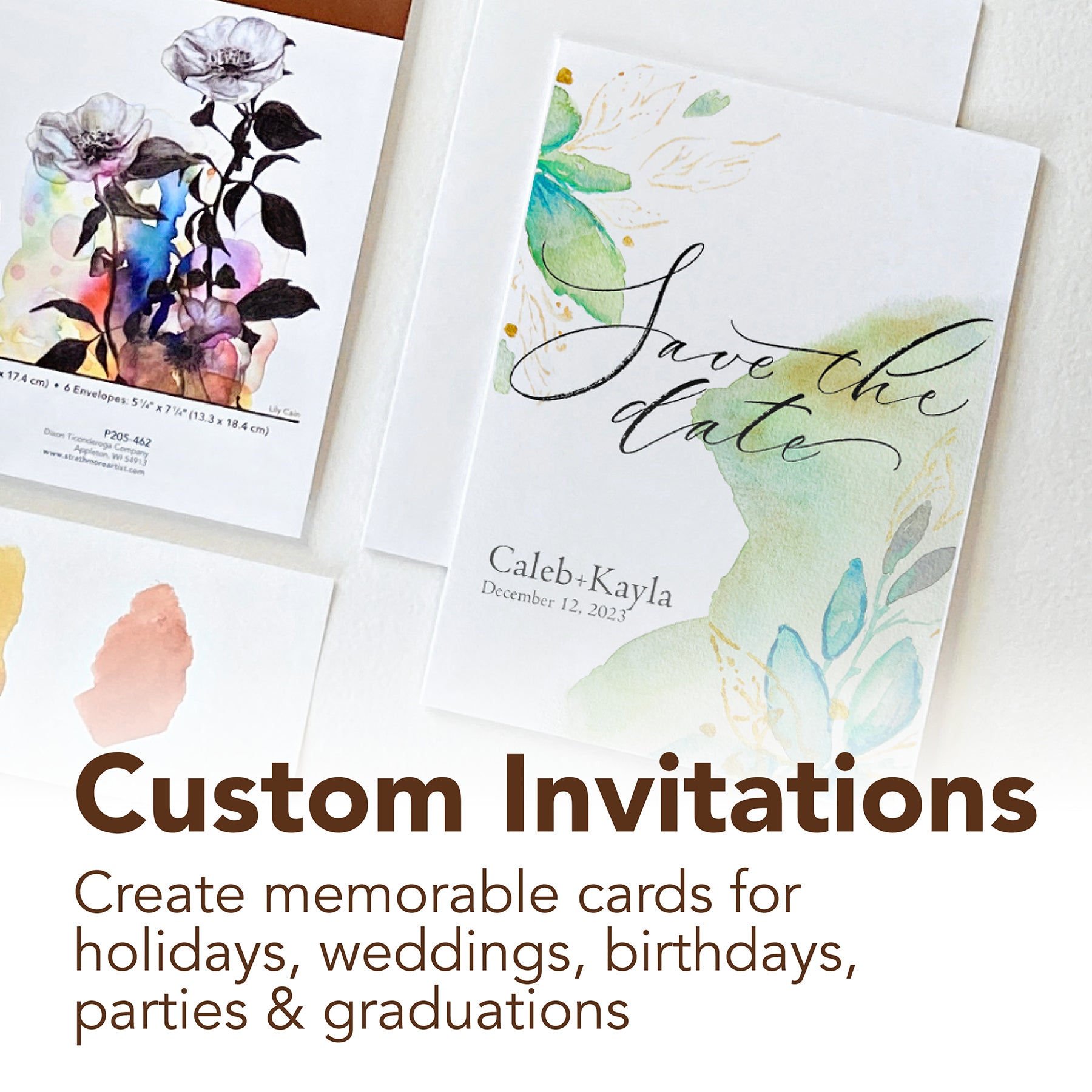 400 Series Mixed Media Cards & Envelopes, Full Size, 5x6.875 inch, 6 Pack