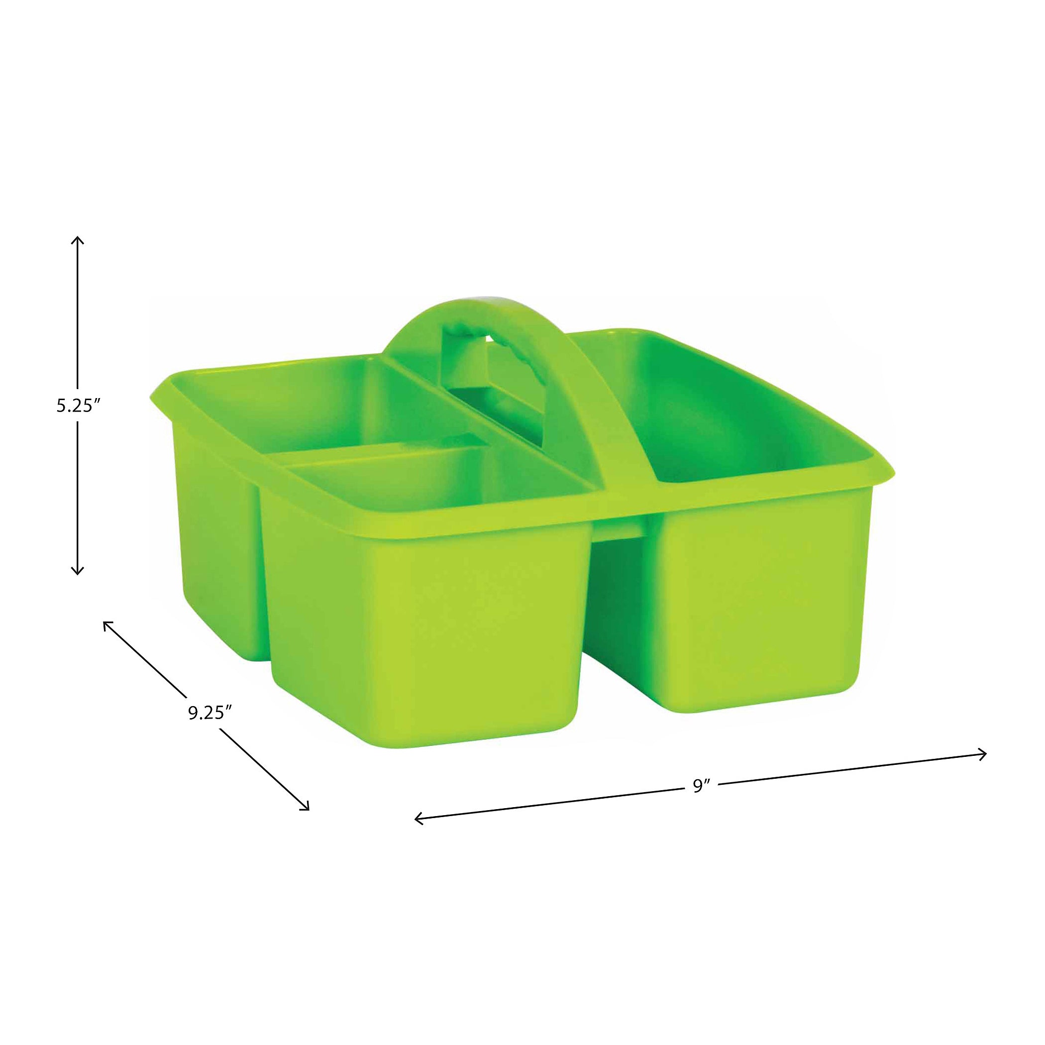 Lime Plastic Storage Caddy