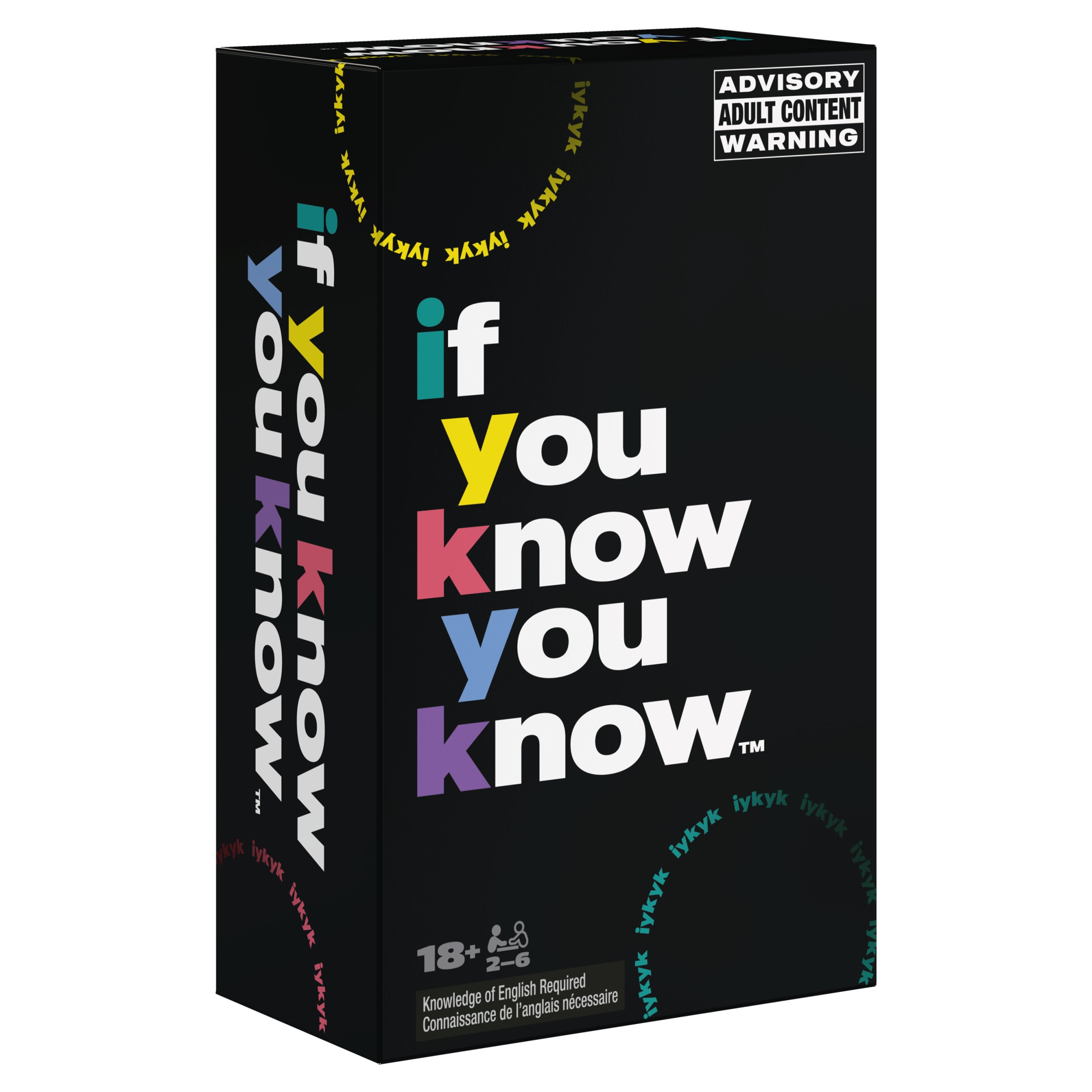 Spin Master Games, If You Know You Know IYKYK Card Game, Adult Party Game for Bachelorette Parties, College, Birthday, for Adults & Teens Ages 18+