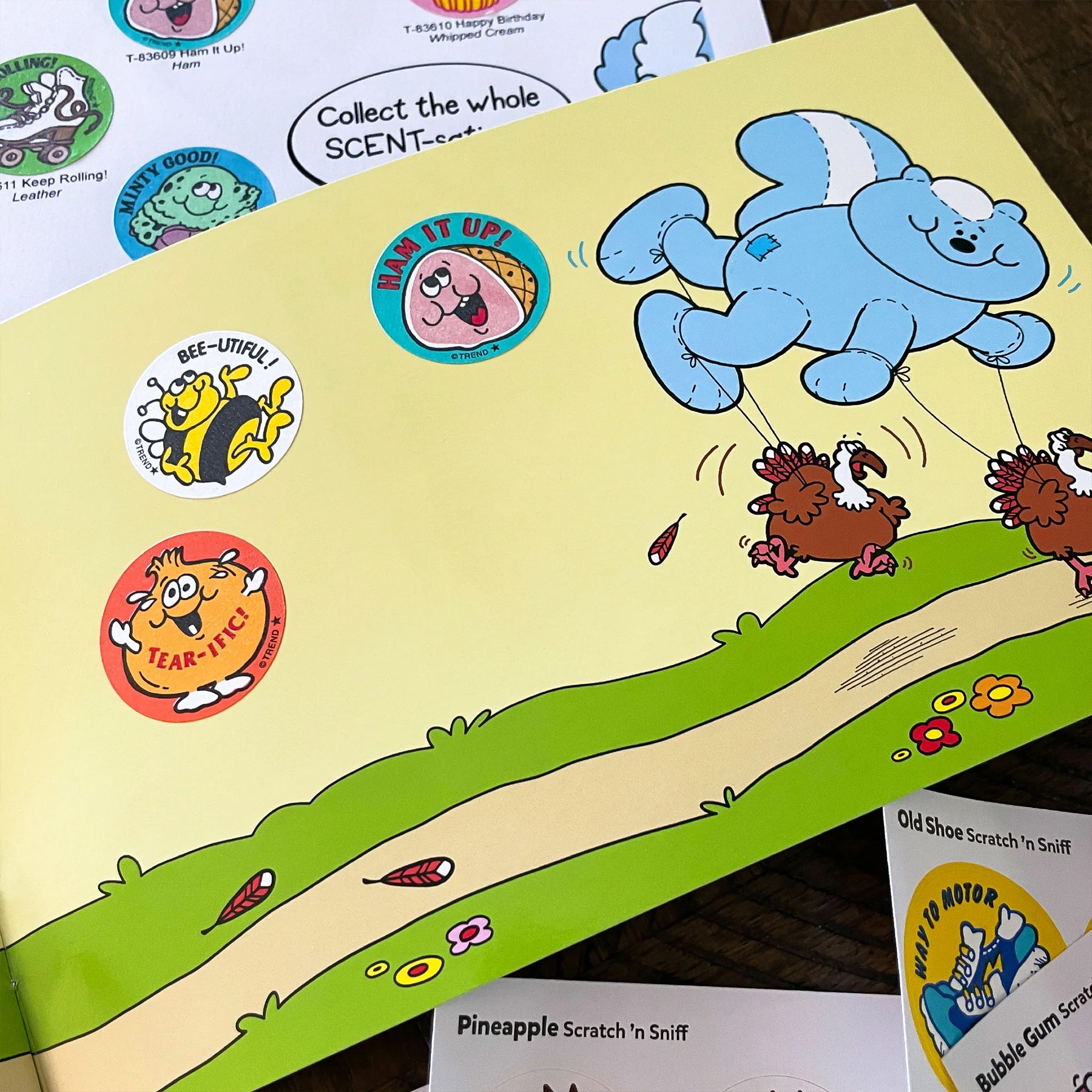 Ham It Up!/Ham Scented Stickers, Pack of 24
