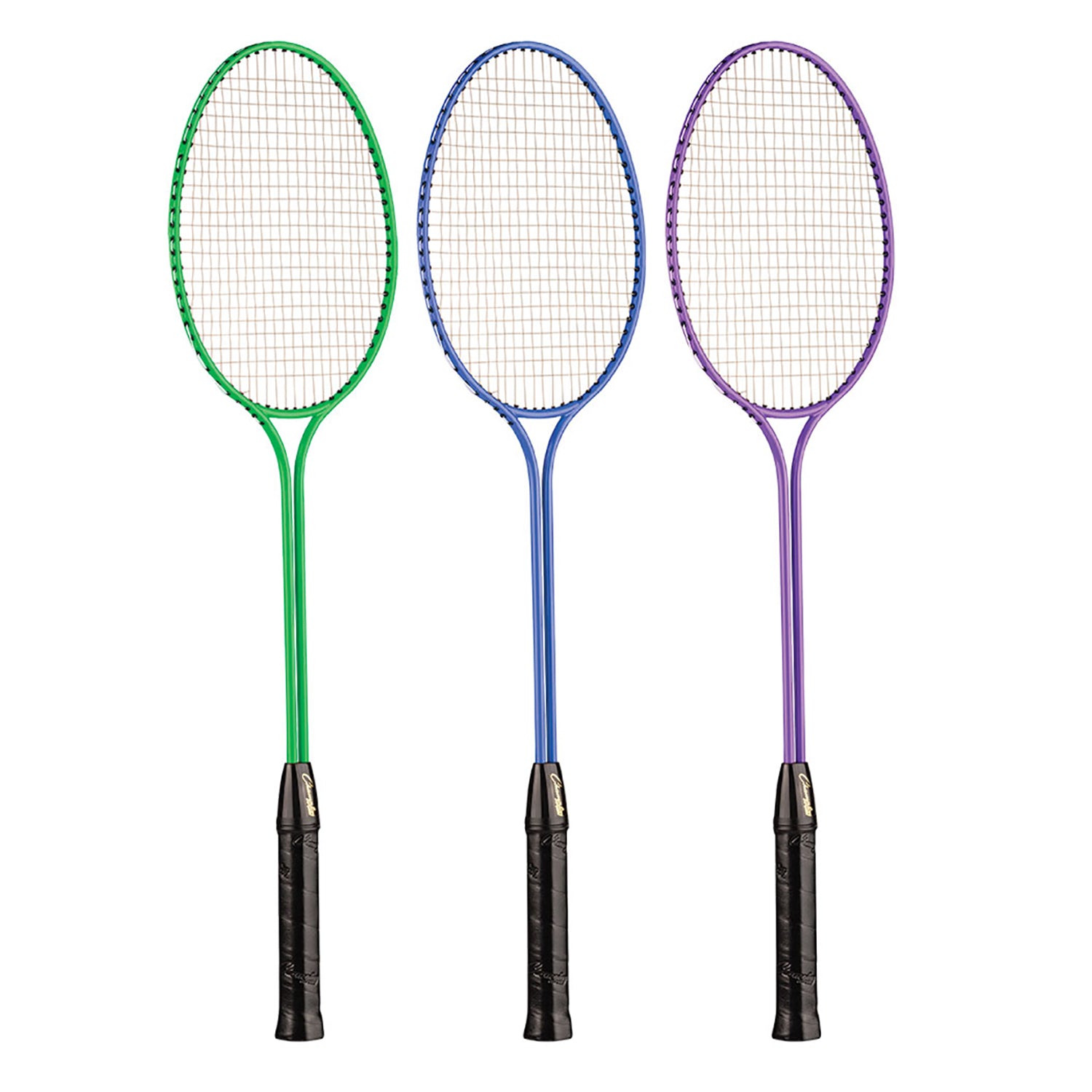 Tempered Steel Twin Shaft Badminton Racket Set