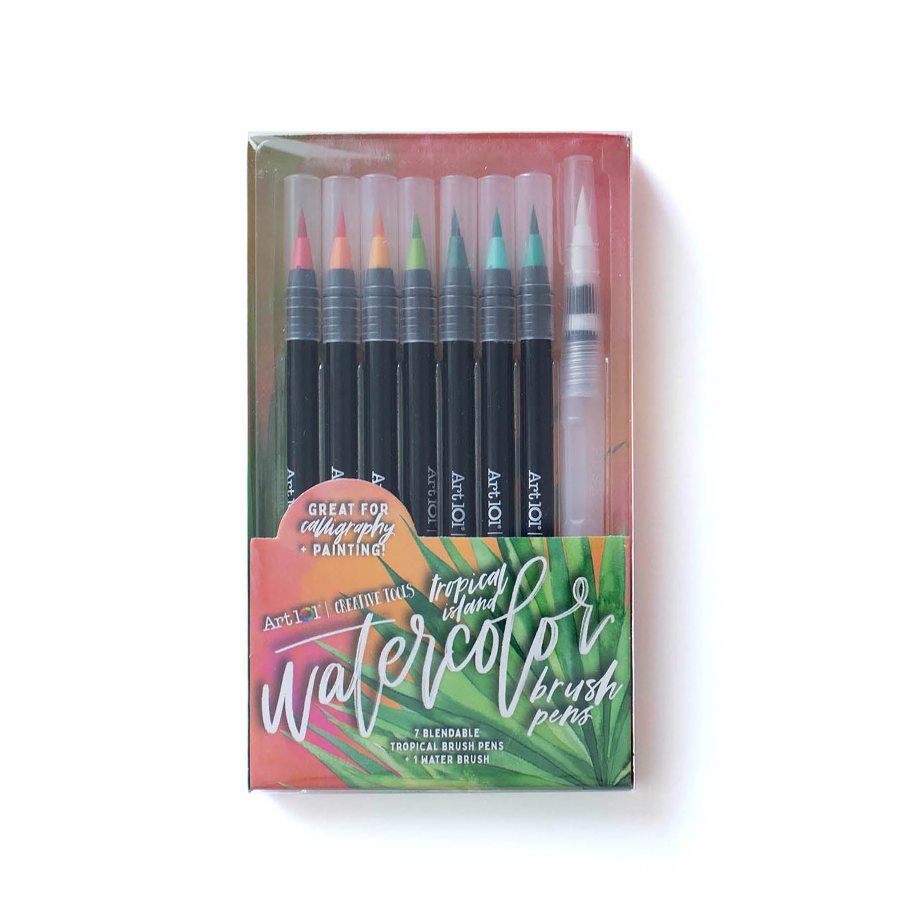 Watercolor Brush Pens, 24-Pack