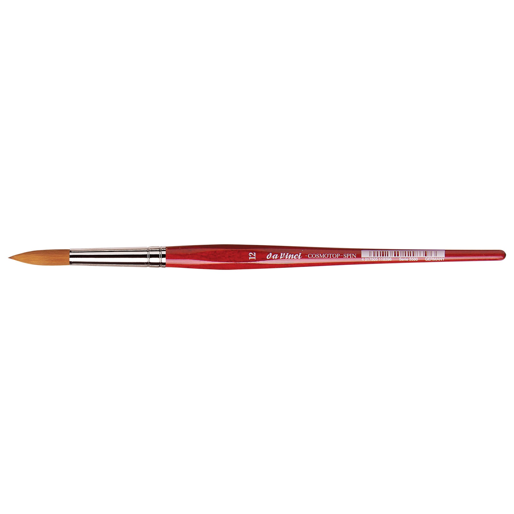 COSMOTOP-SPIN Silkpainting Brush, Synthetic, Watercolor, Round, Size 12