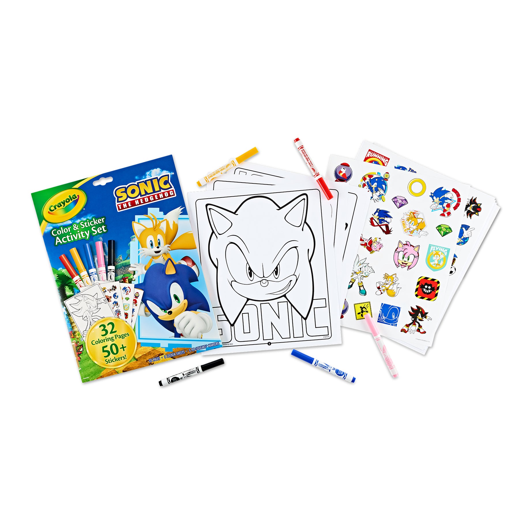 Color & Sticker Activity Set, Sonic