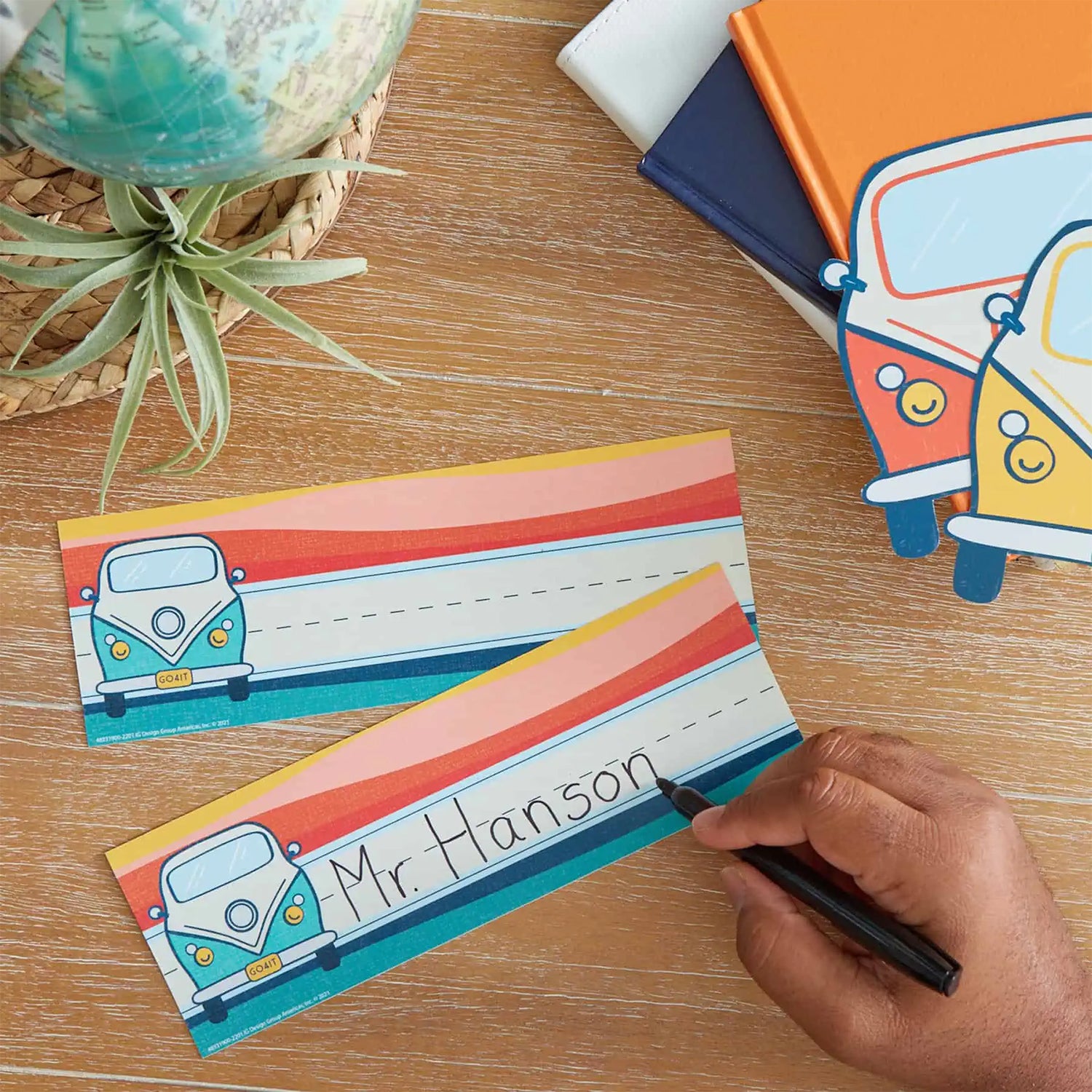 Adventurer Self-Adhesive Name Plates, Pack of 36