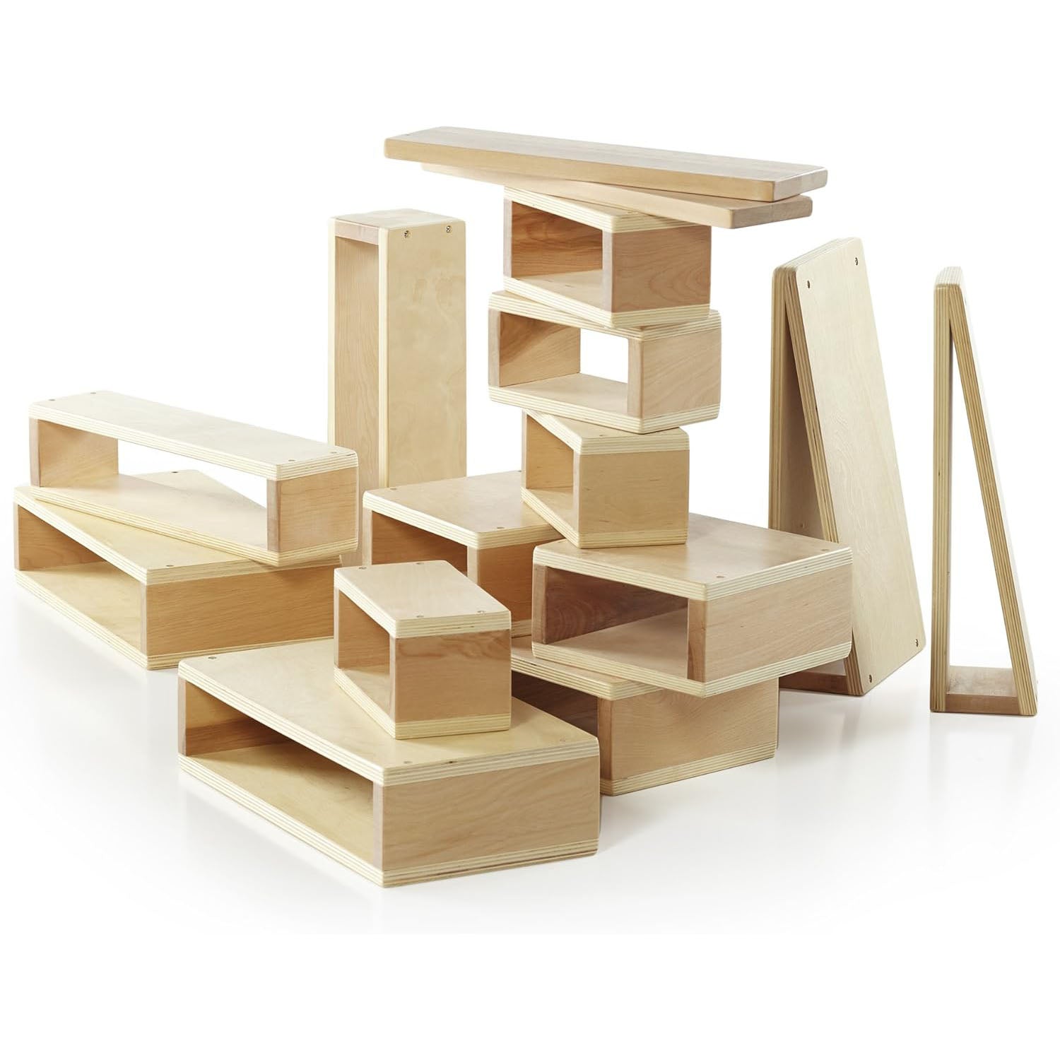 Hollow Blocks, 16-Piece Set