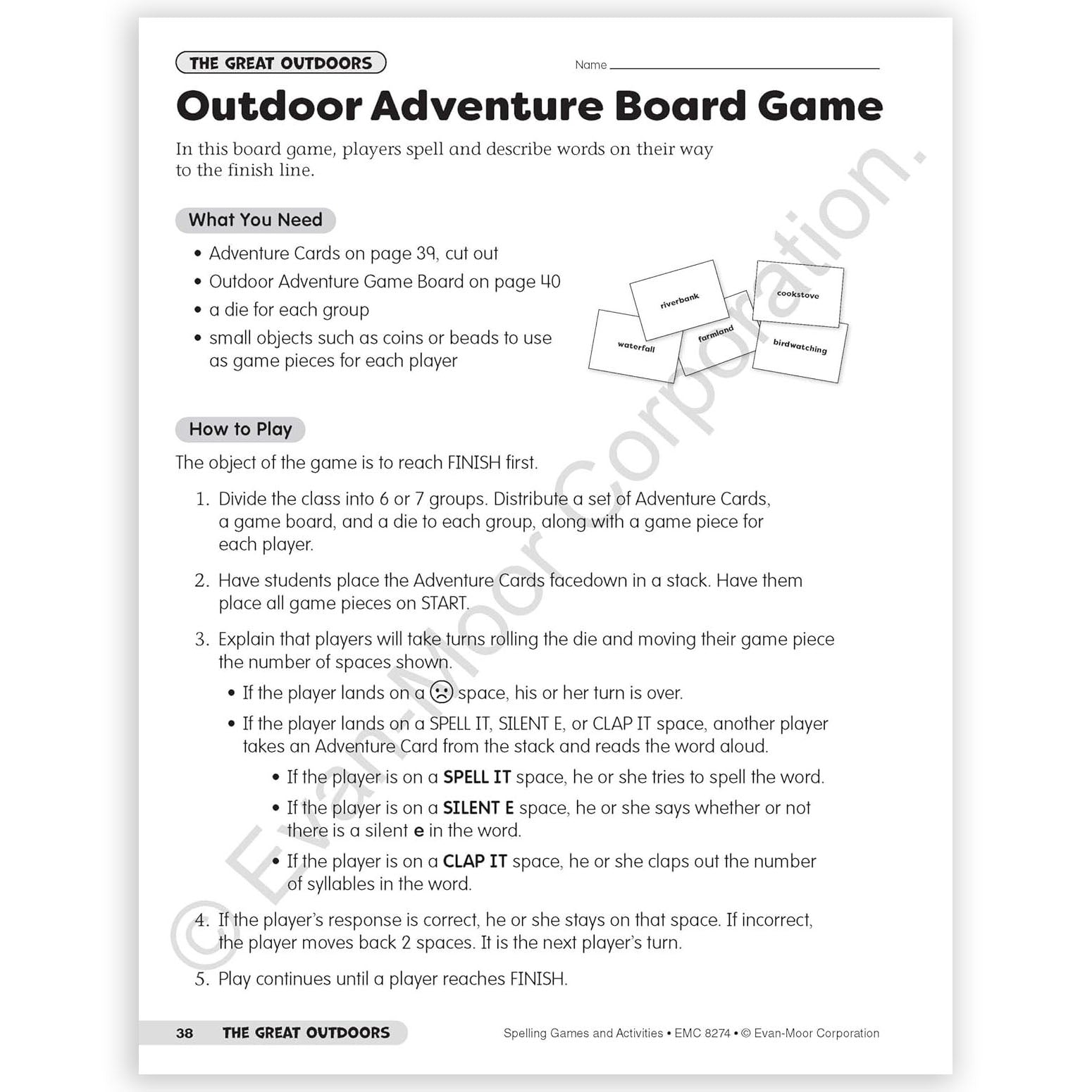 Spelling Games and Activities, Grade 4