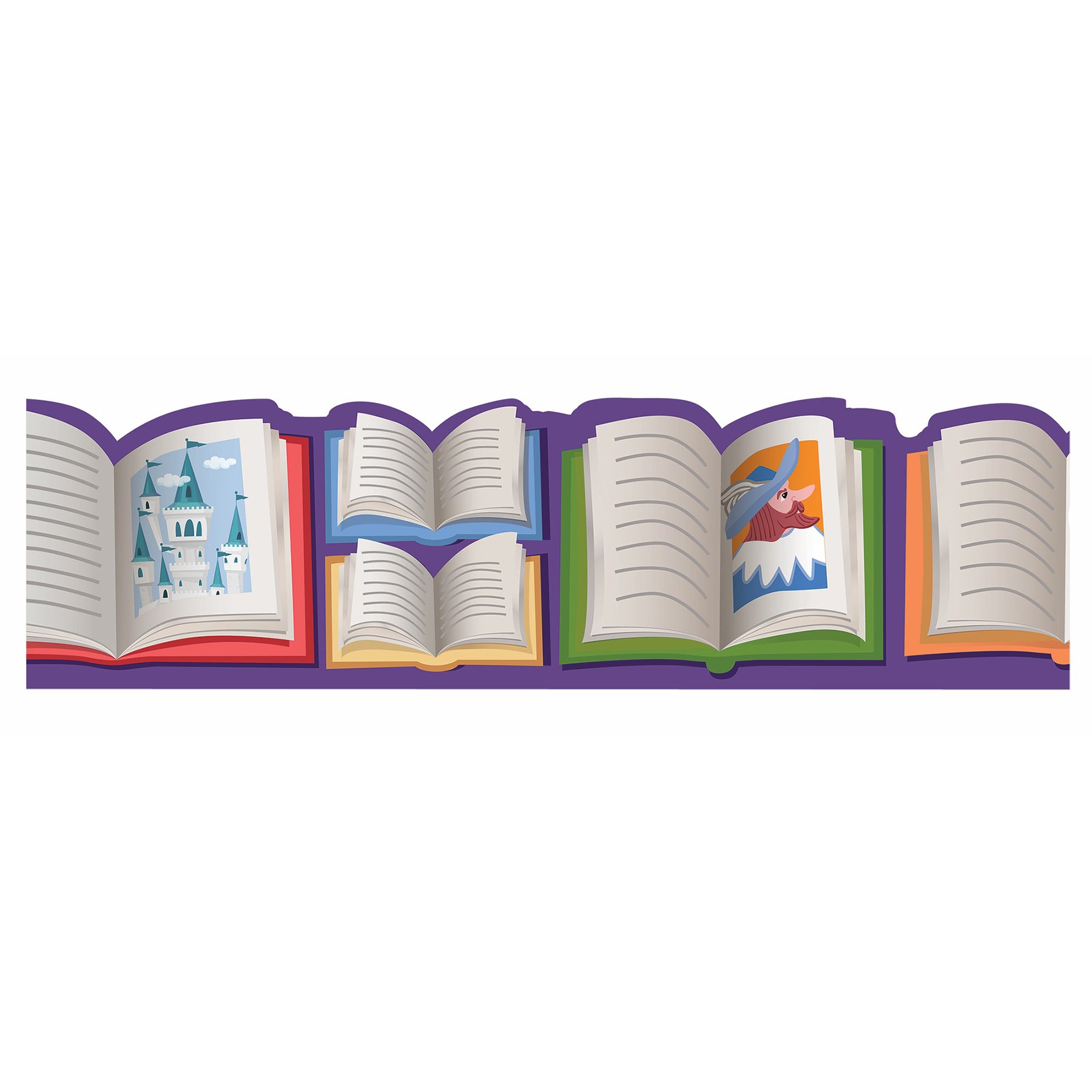 Once Upon A Dream Story Book Extra Wide Die-Cut Deco Trim®, 37 Feet