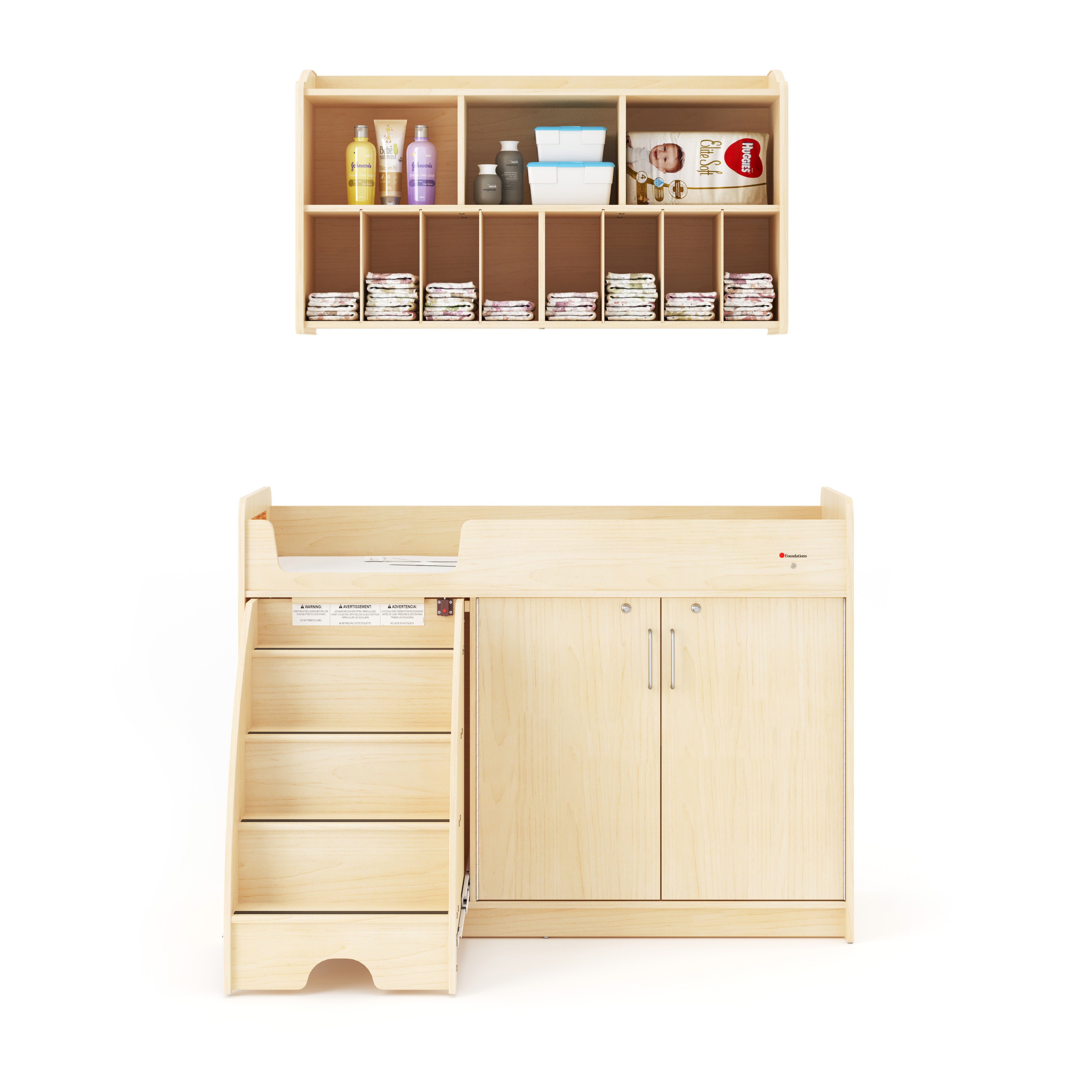 Wall Mounted Diaper Organizer