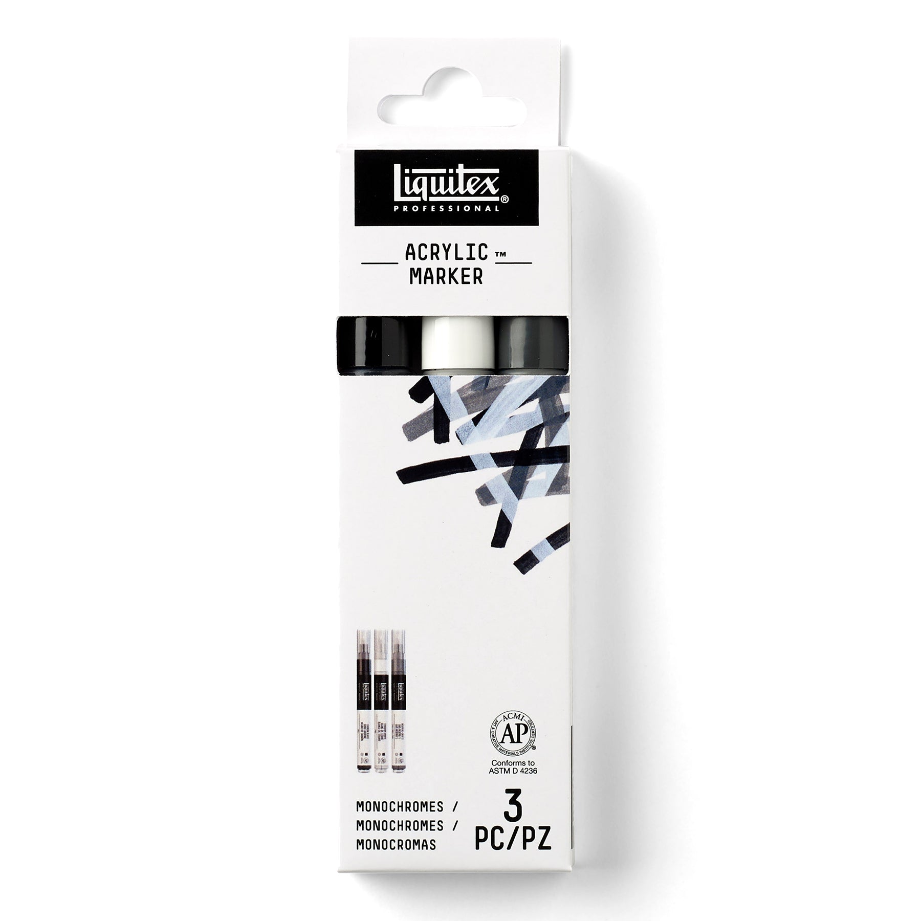 LQ Paint Marker Fine 3 Set - Monochromes