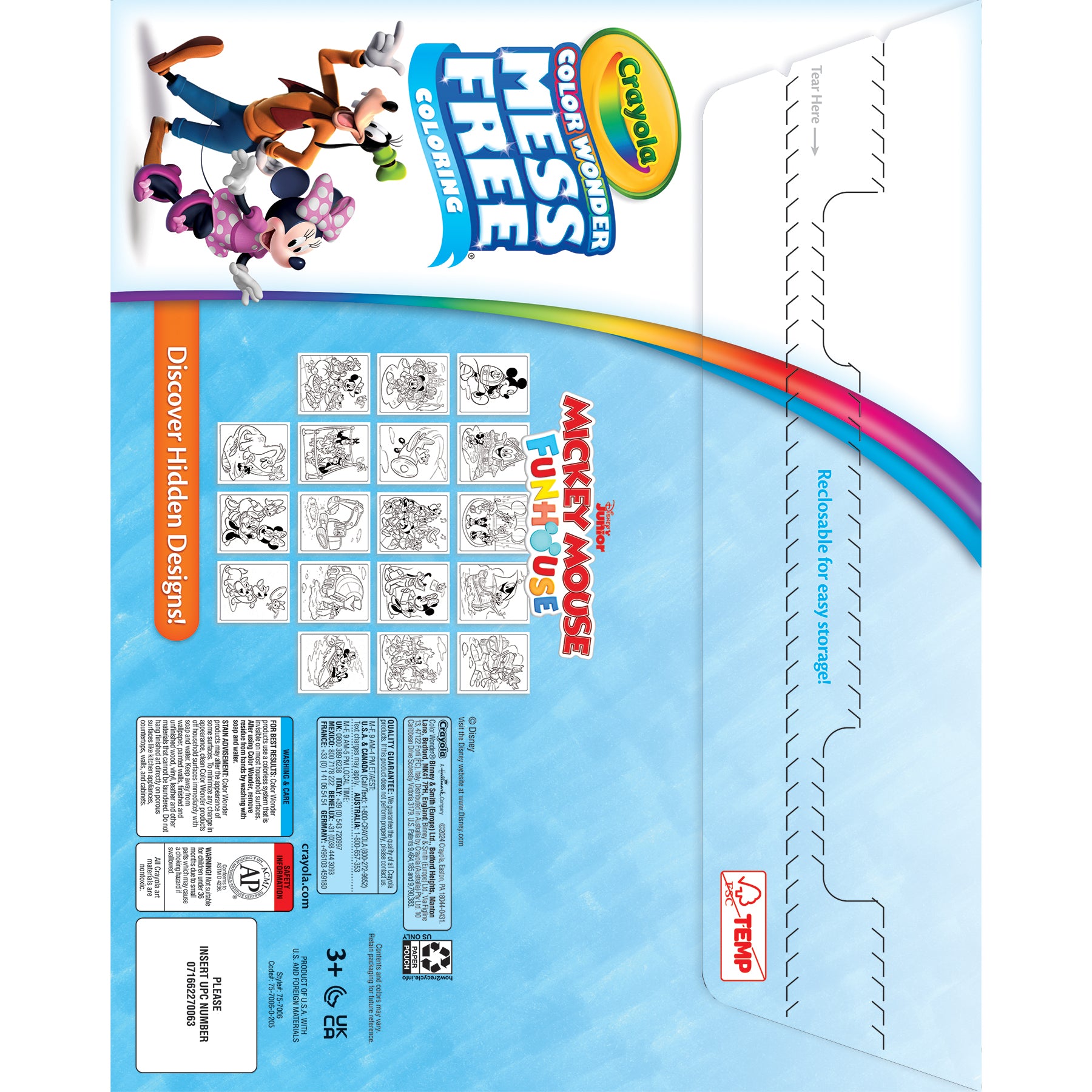 Color Wonder® Coloring Pad & Markers, Mickey