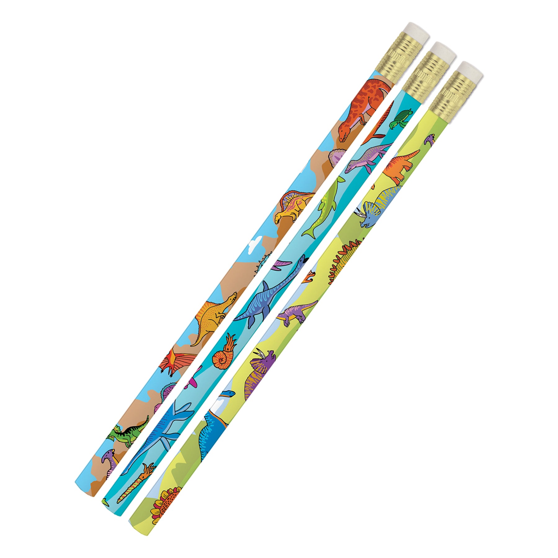 Dynamic Dinosaurs Pencils, Pack of 12