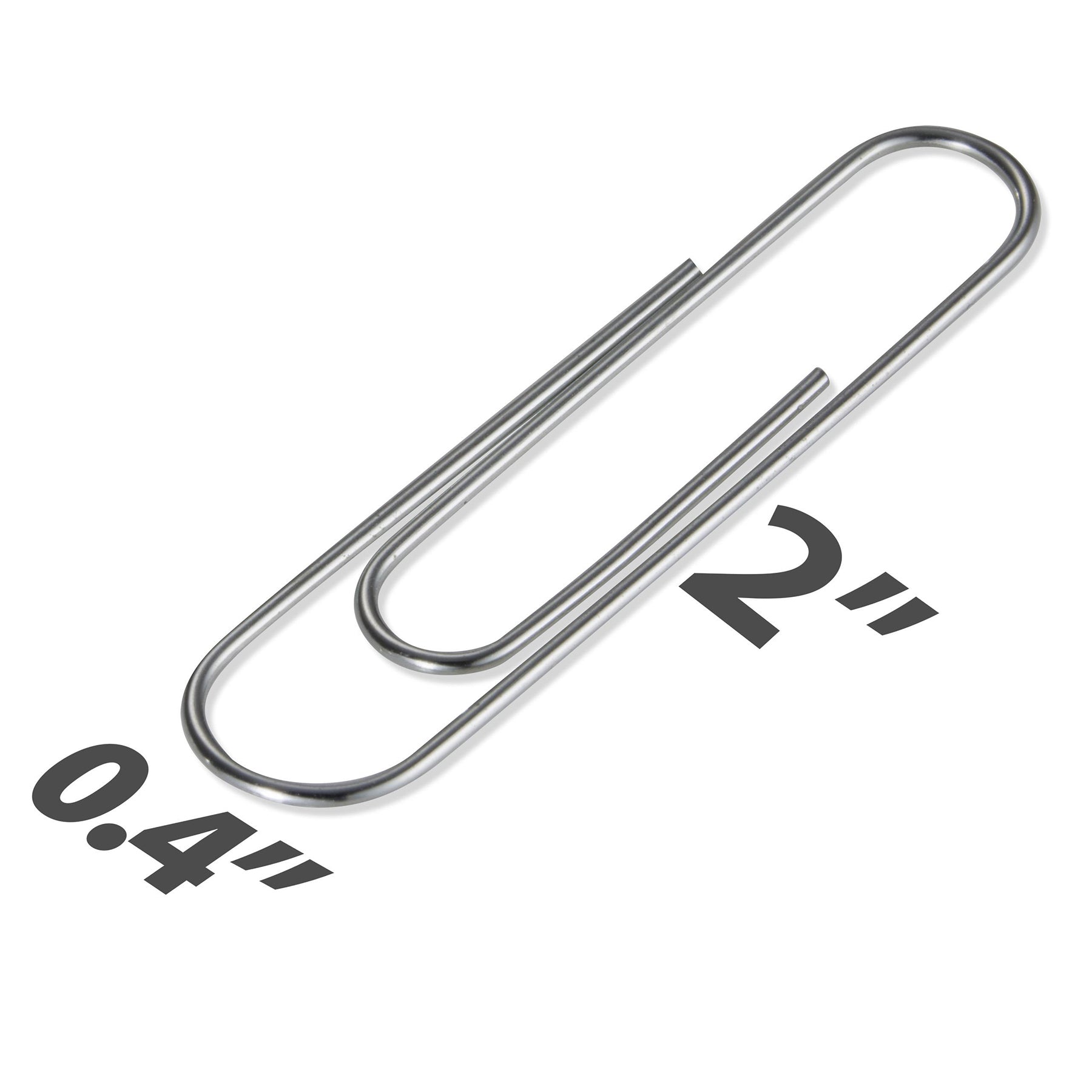 Paper Clips, Giant Gem, 100 Per Box, 10 Boxes