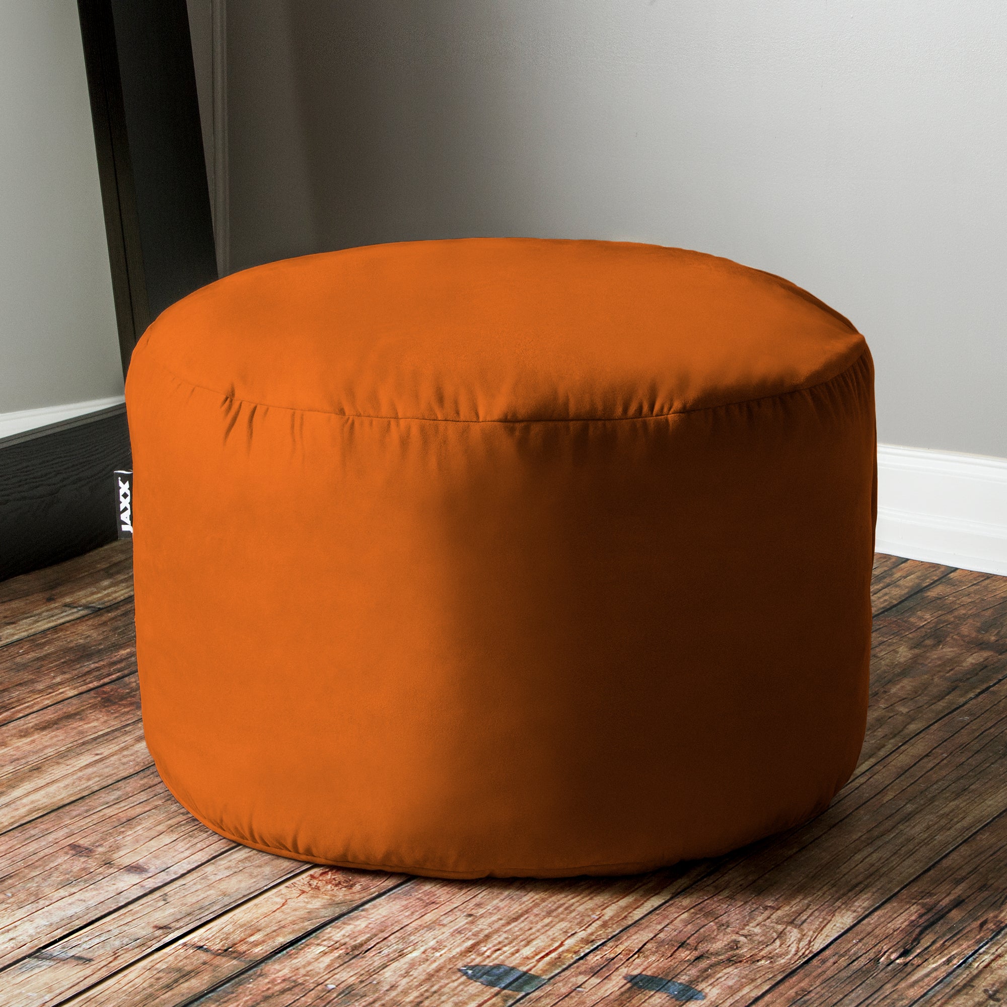 Jaxx Saxx 3 Foot Bean Bag Chair with Removable Cover, Mandarin