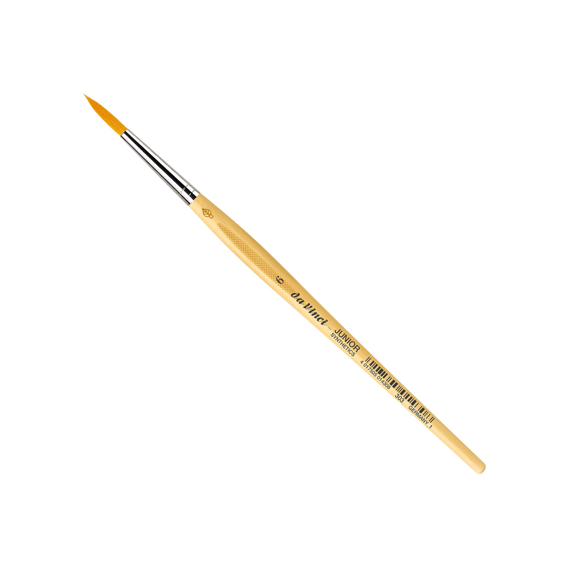 JUNIOR Synthetics Student Brush, Synthetic, Tempera, Round, Series 303, Size 6
