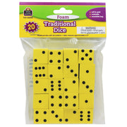 Foam Traditional Dice