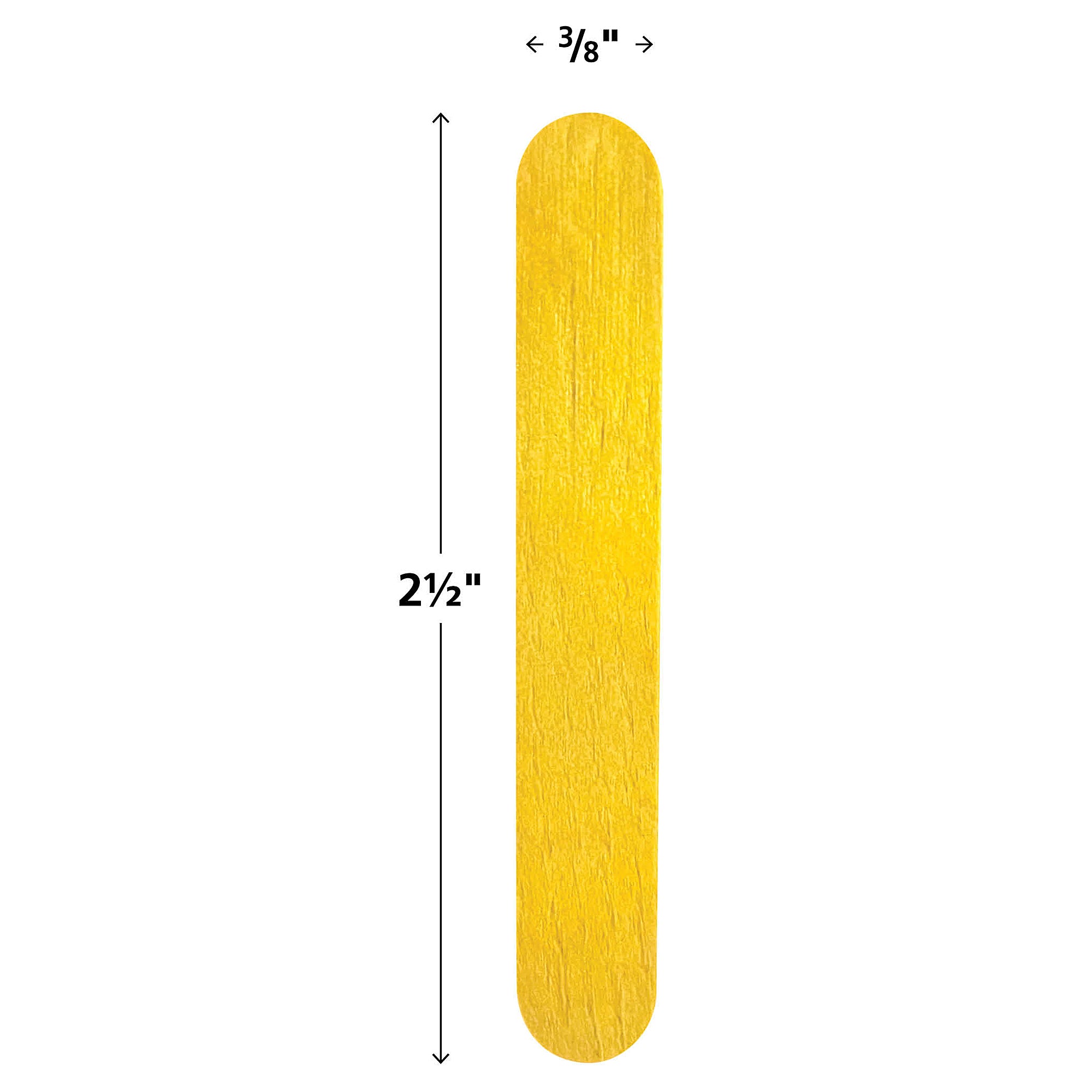 Multicolor Mini Craft Sticks - 100 Count