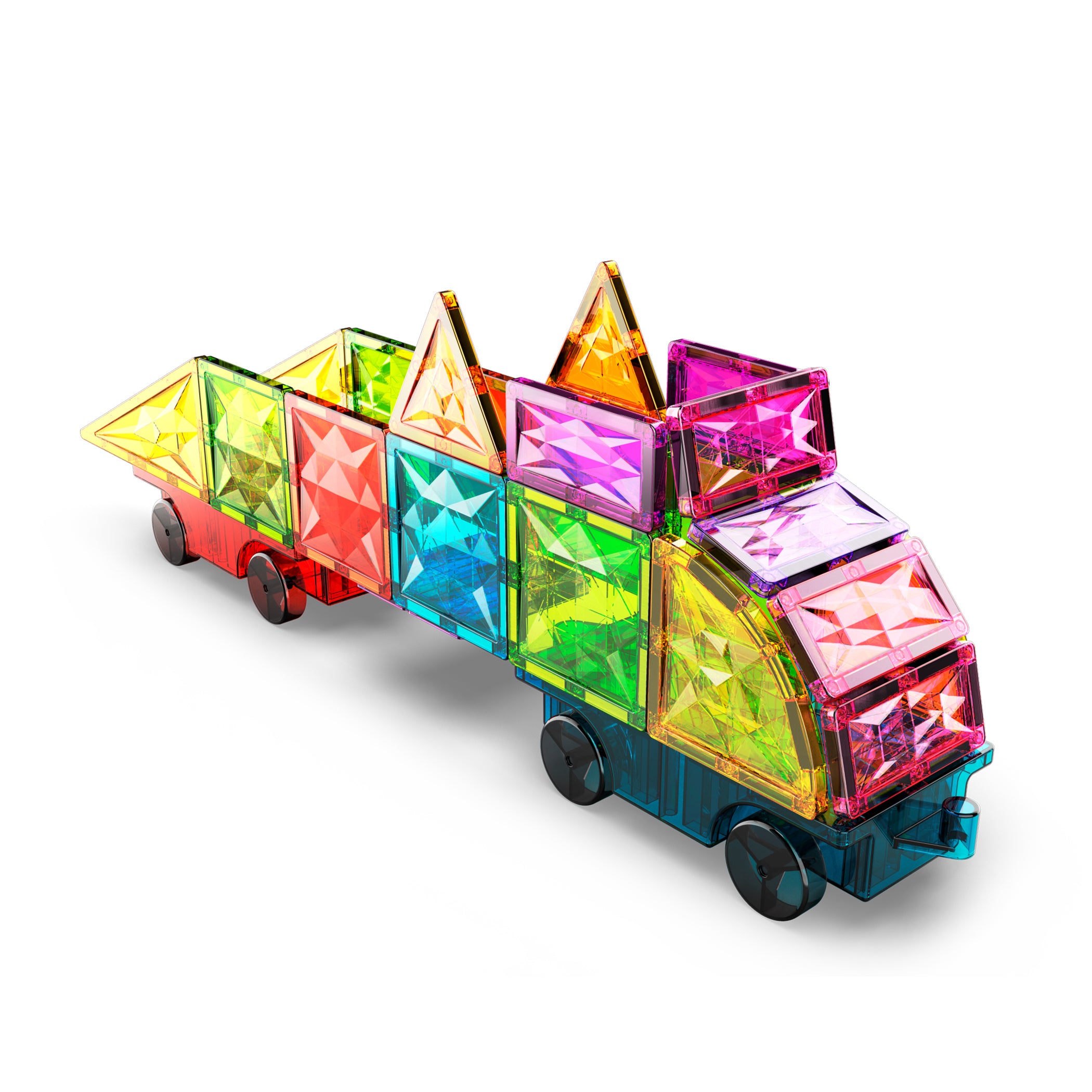 MAGNETIC TILES GEMS VEHICLES 24PCS