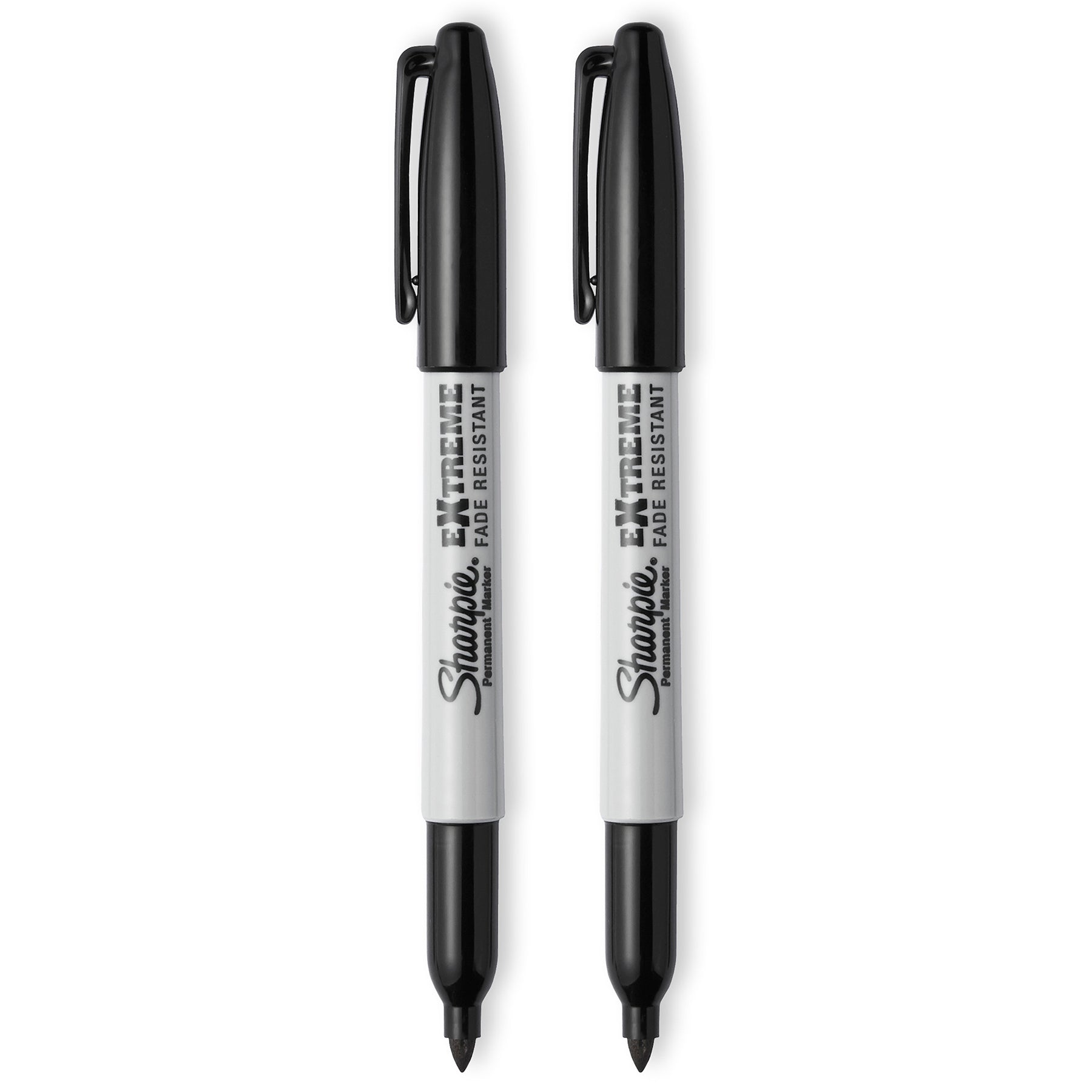Extreme Permanent Markers, 2-Pack, Black