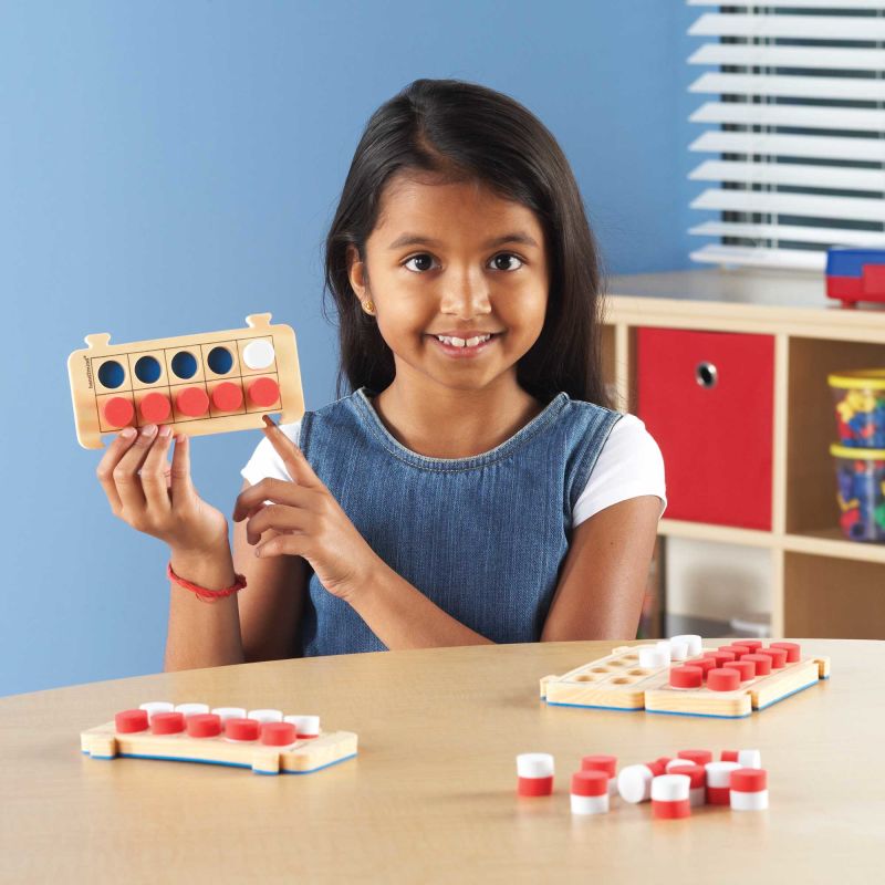 10-Frames, Rekenrod, Foam, Set/4