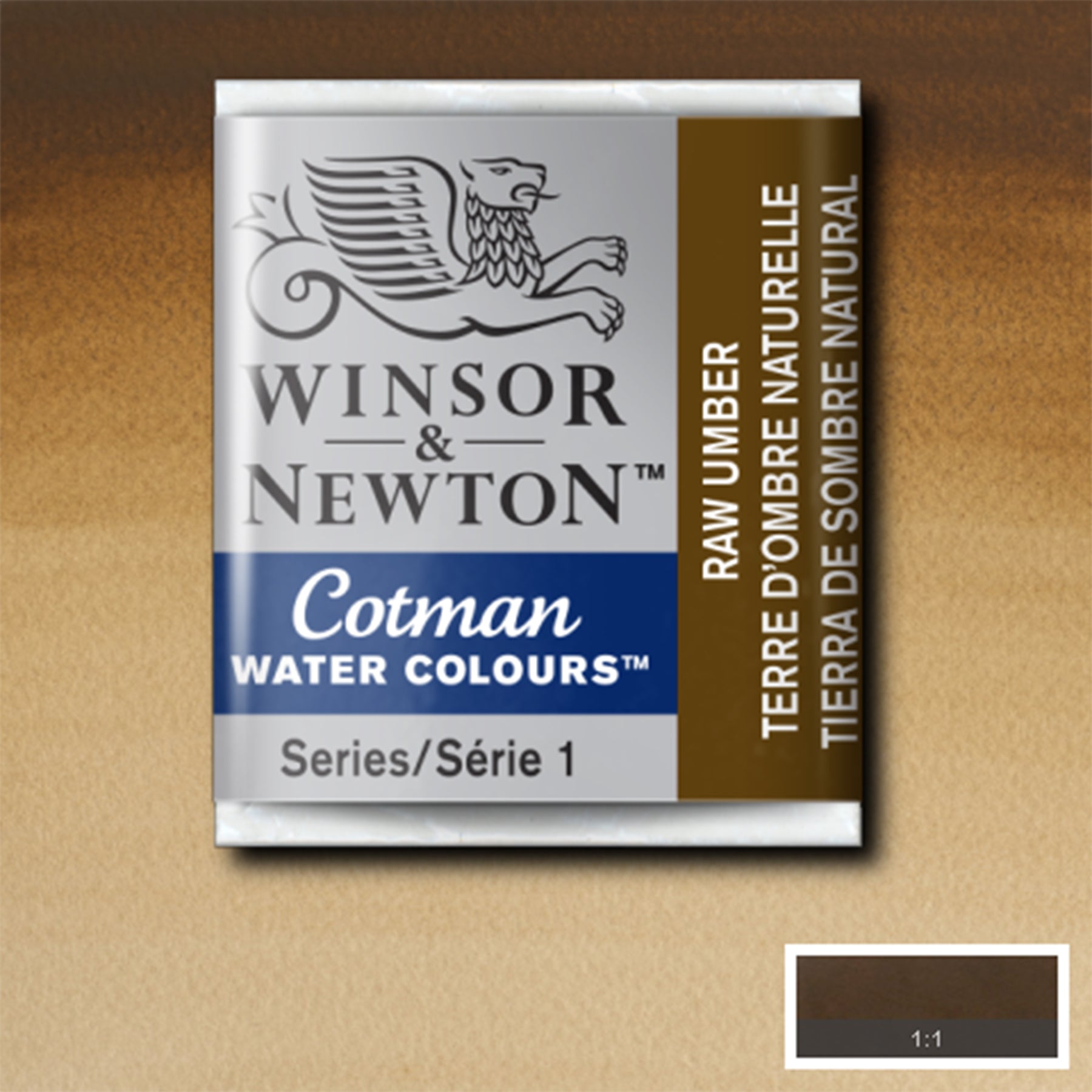 CWC Half Pan - Raw Umber