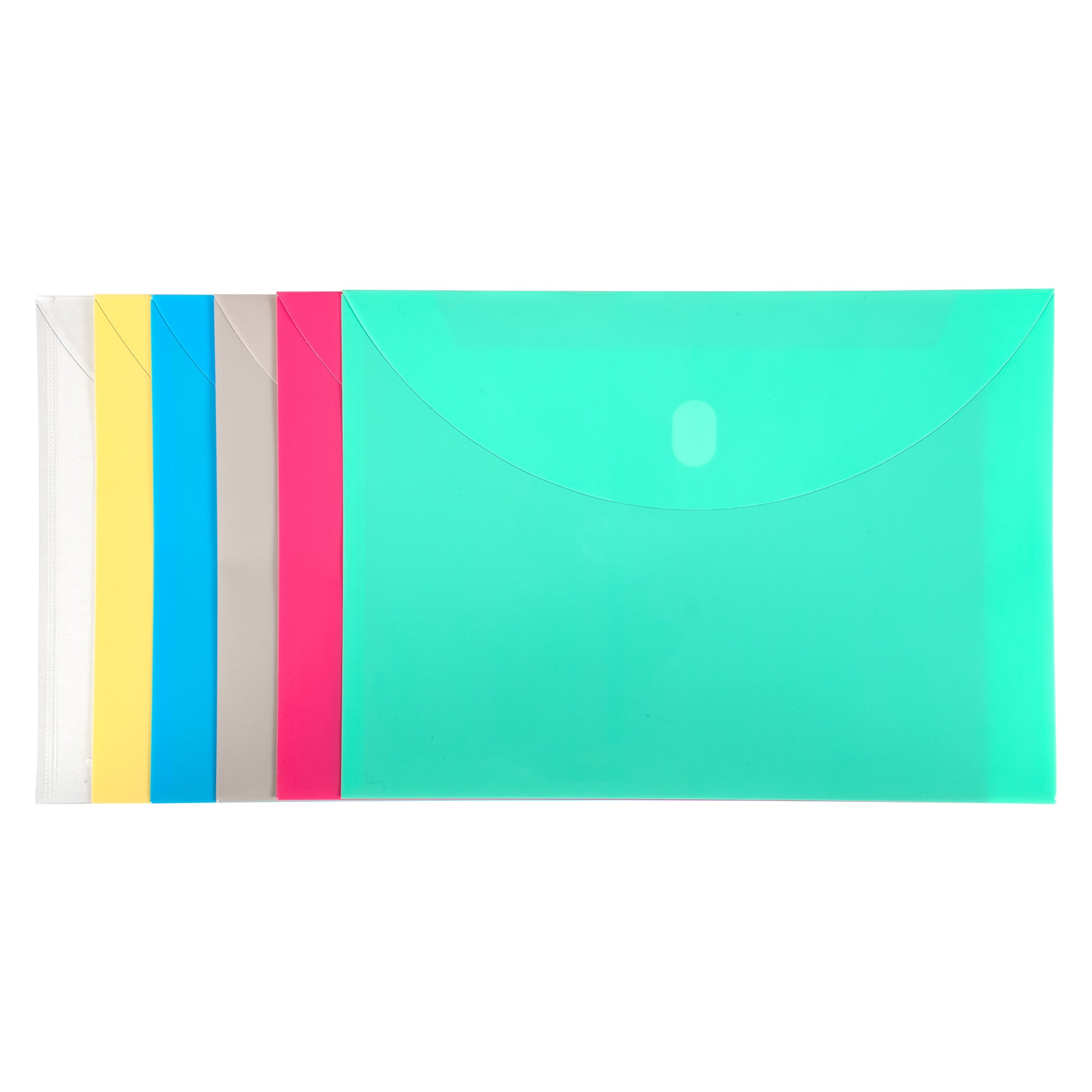 Poly XL Reusable Envelope, Letter Size, Side Load, Assorted, 1 Each