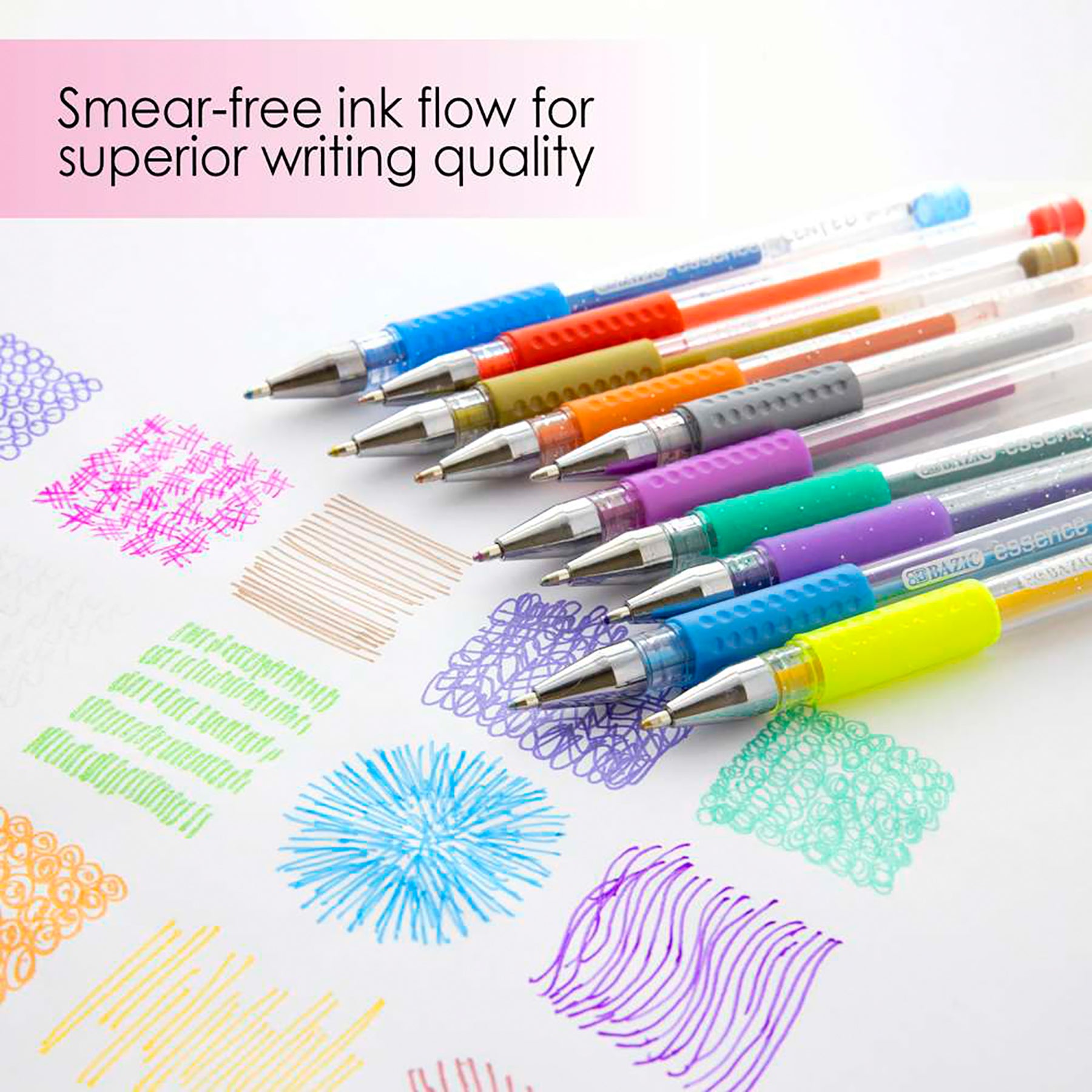 Essence Gel Pen with Cushion Grip, Scented, Box of 24