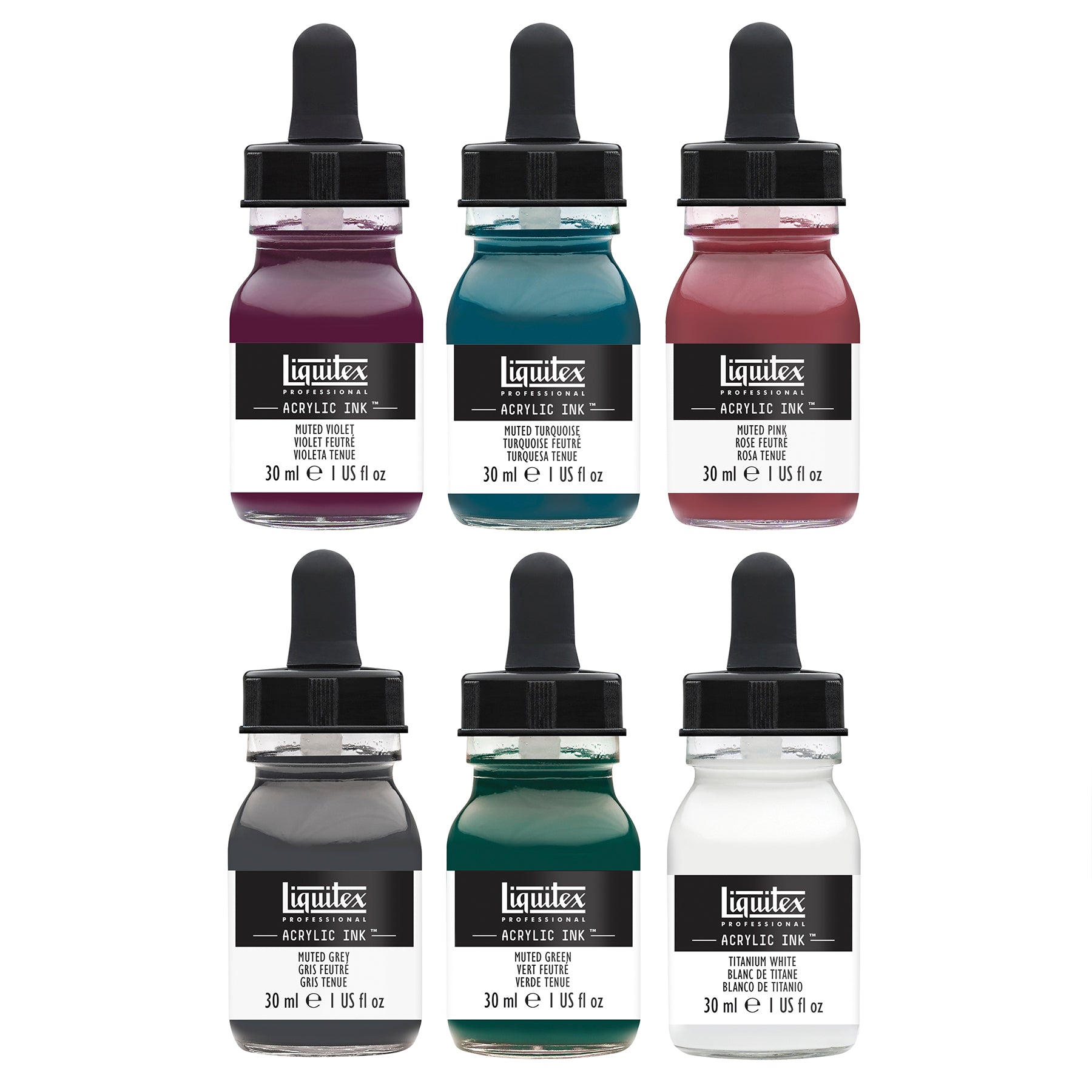 LQ Ink  Muted Collection + White