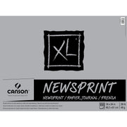 XL Series Newsprint Pad, Foldover Binding, 100 Sheet, 18x24 inch, 1 Count