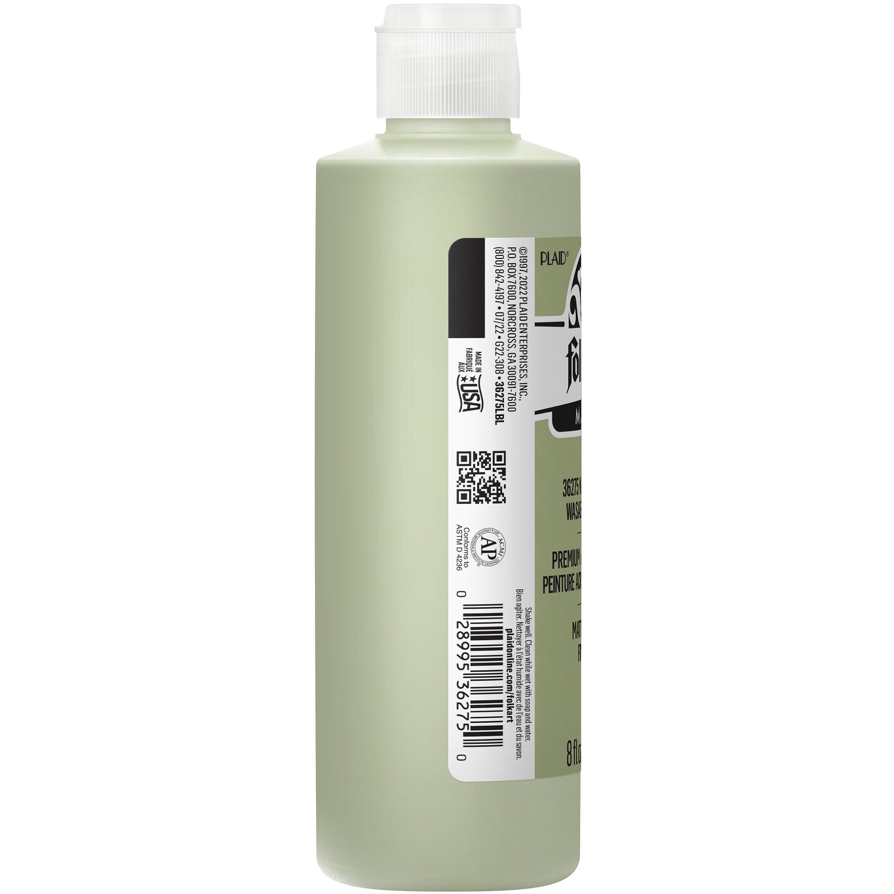 Acrylic Paint Matte, 8oz., Wild Wasabi