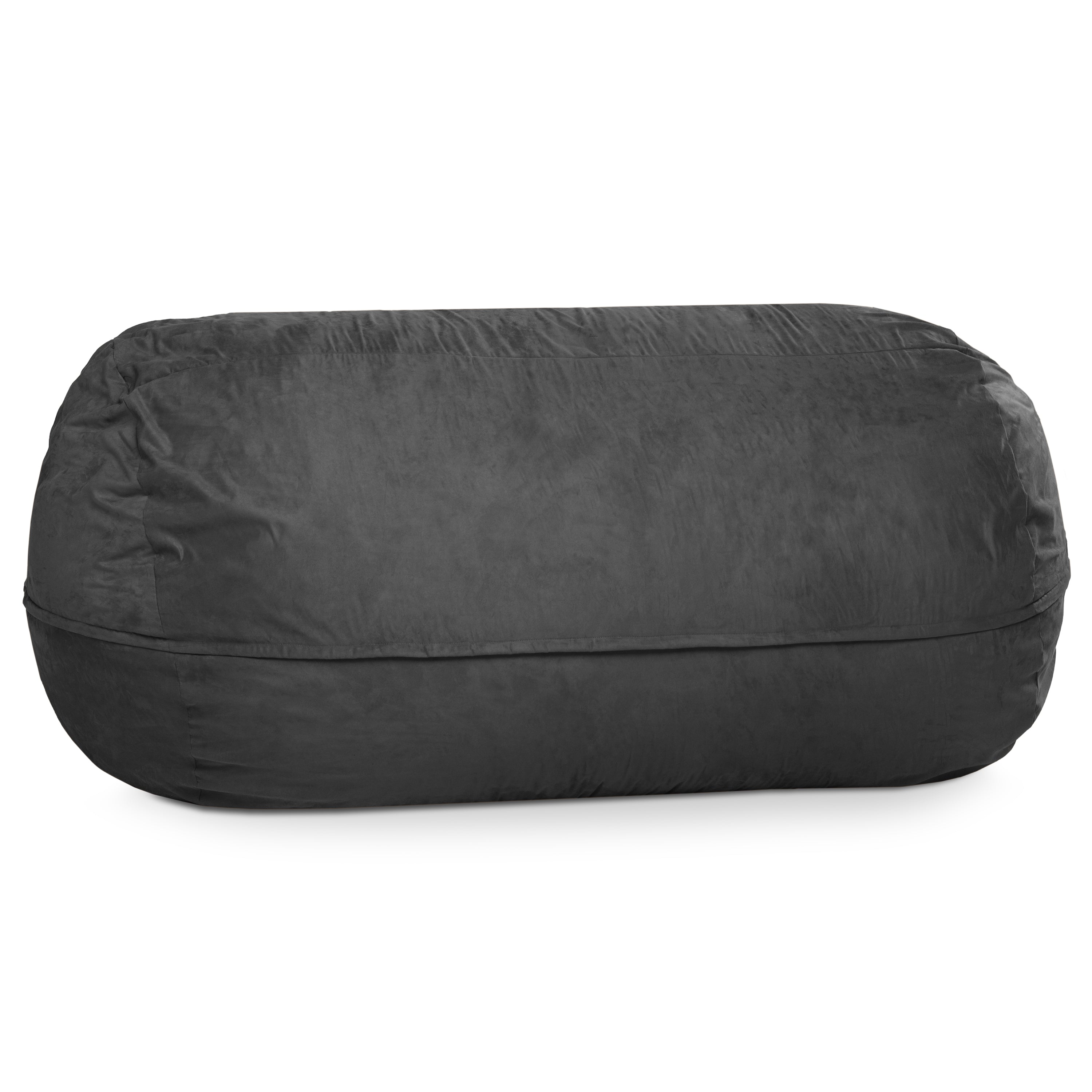 Jaxx 7 Foot Giant Bean Bag Sofa, Black