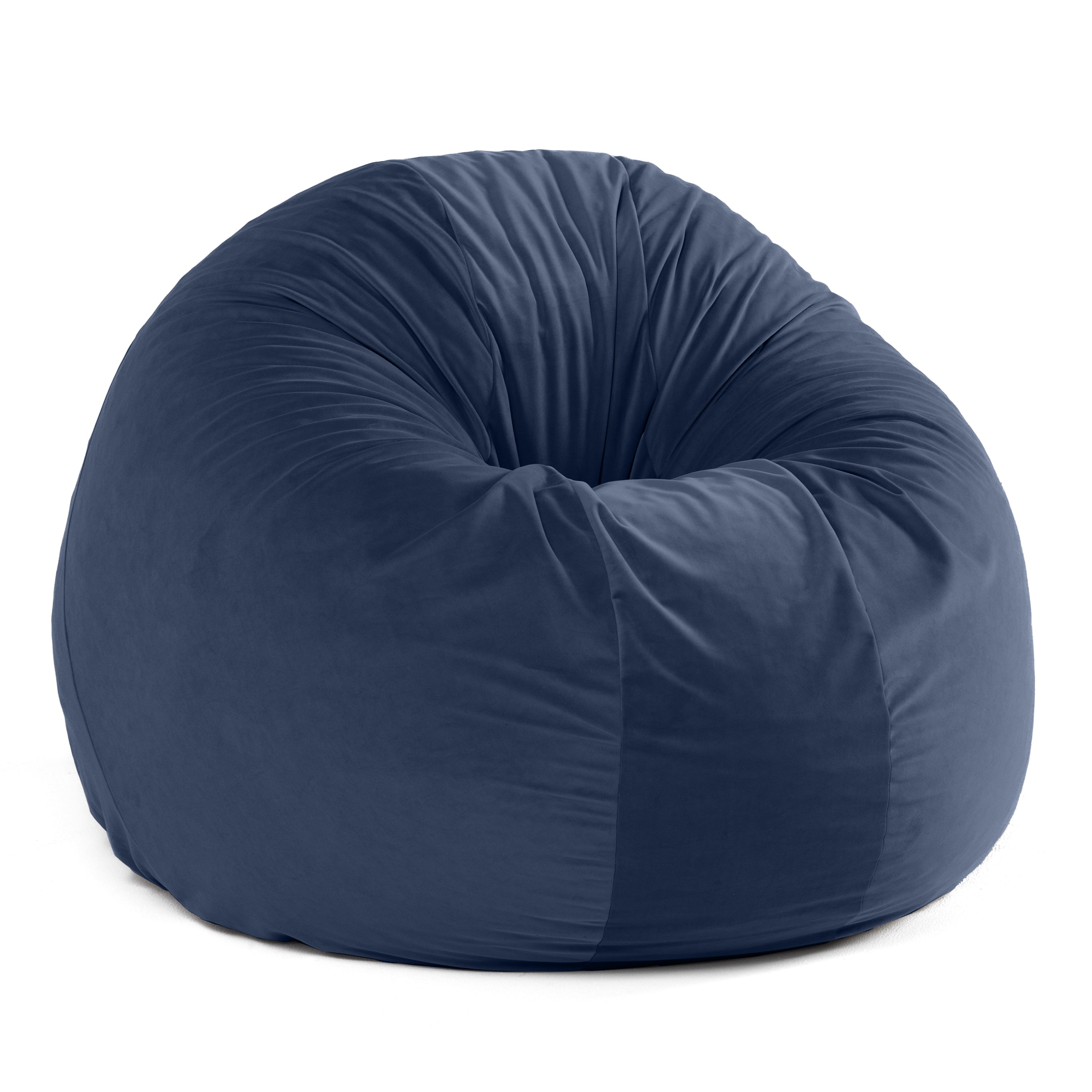 Jaxx 6 Foot Cocoon - 2-in-1 Convertible Bean Bag Bed & Large Bean Bag Chair for Adults, Premium Lush Velvet - Merlot